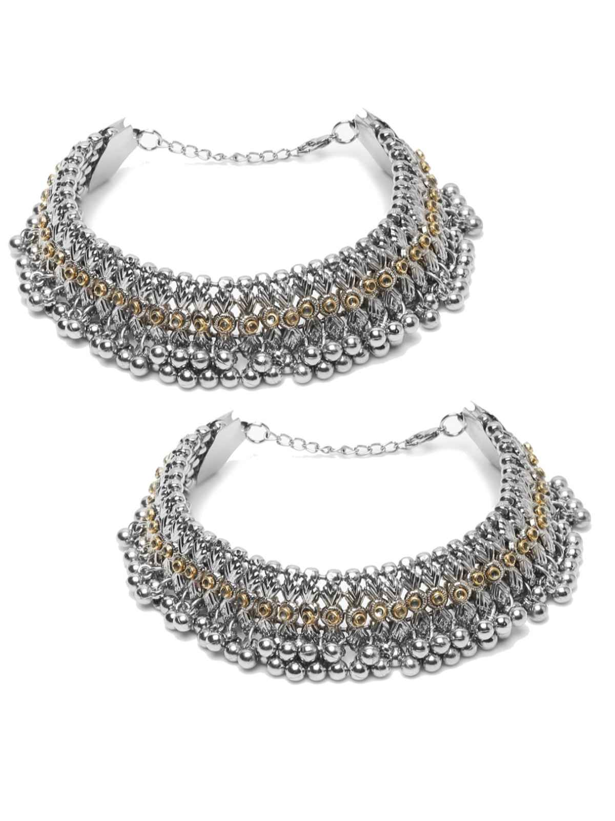 YouBella Jewellery Celebrity Inspired Adjustable Anklet/Payal for Women/Girls (YBANK - 60024)