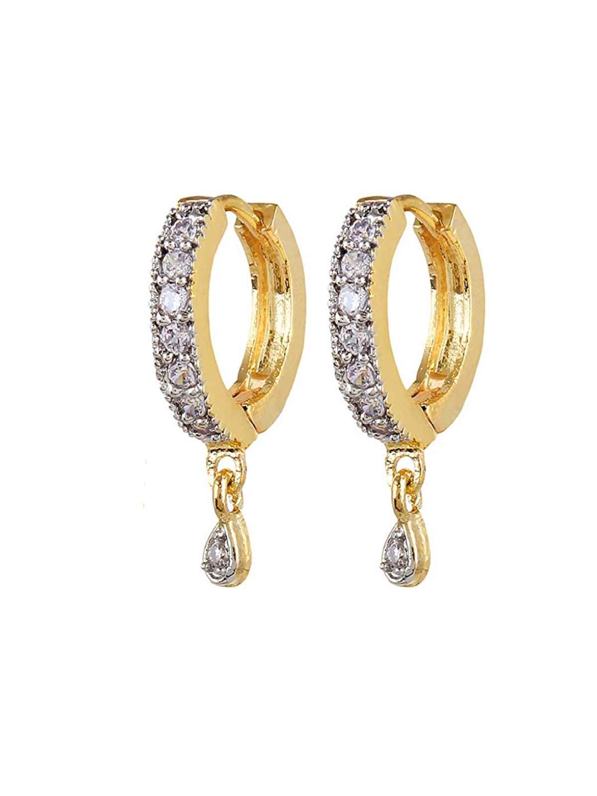 Youbella Combo Of Fancy Drop And Gold Plated Bali Earrings(Ybear - 0010 - Fof)