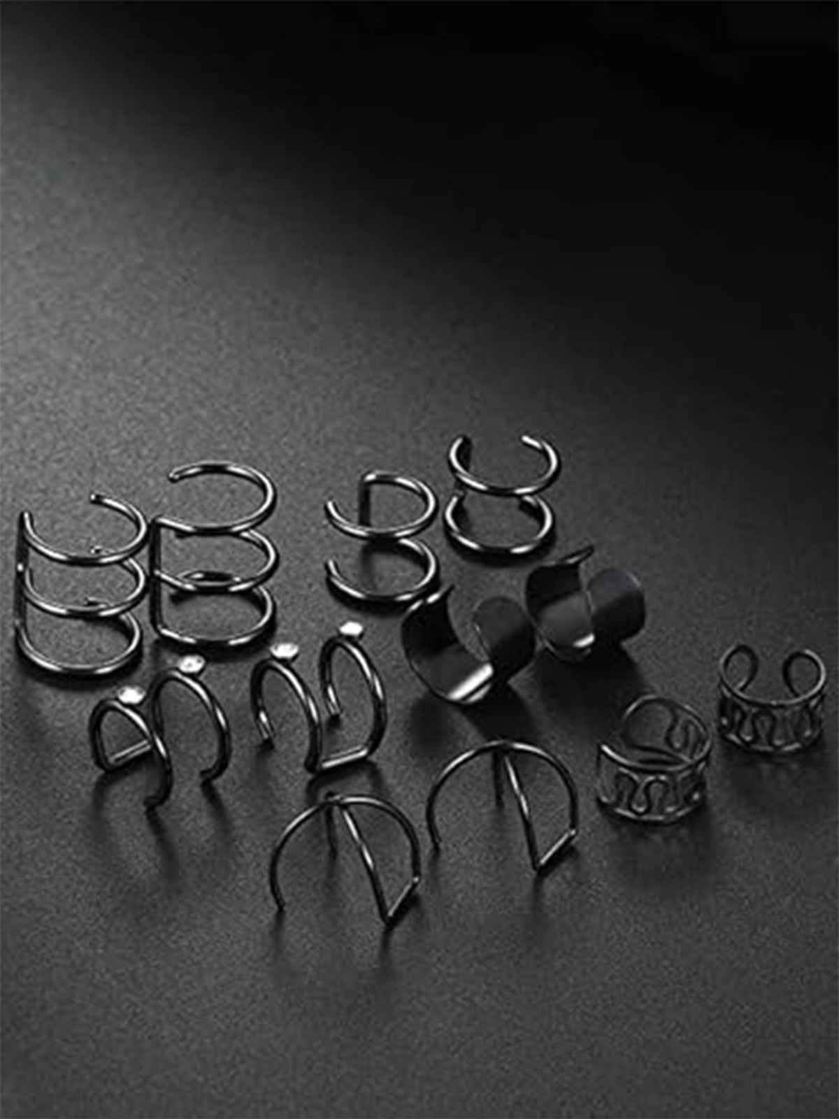 YouBella Fashion Latest Stylish 36 Pcs Combo Clip On Ear Cuff for Women Girls Men (YBEAR - 33417)