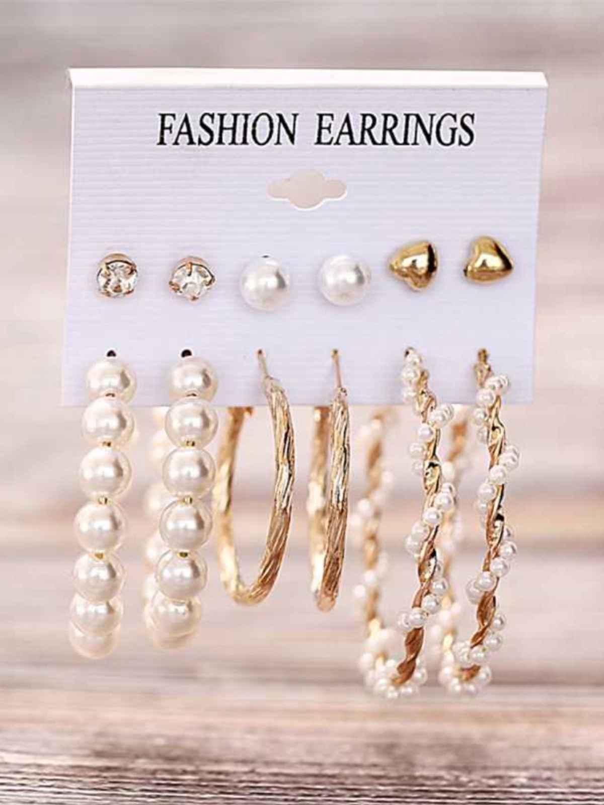 Youbella Fashion Jewellery Gold Plated Ear Rings Combo Of Earrings For Girls And Women(Ybear - 33259)