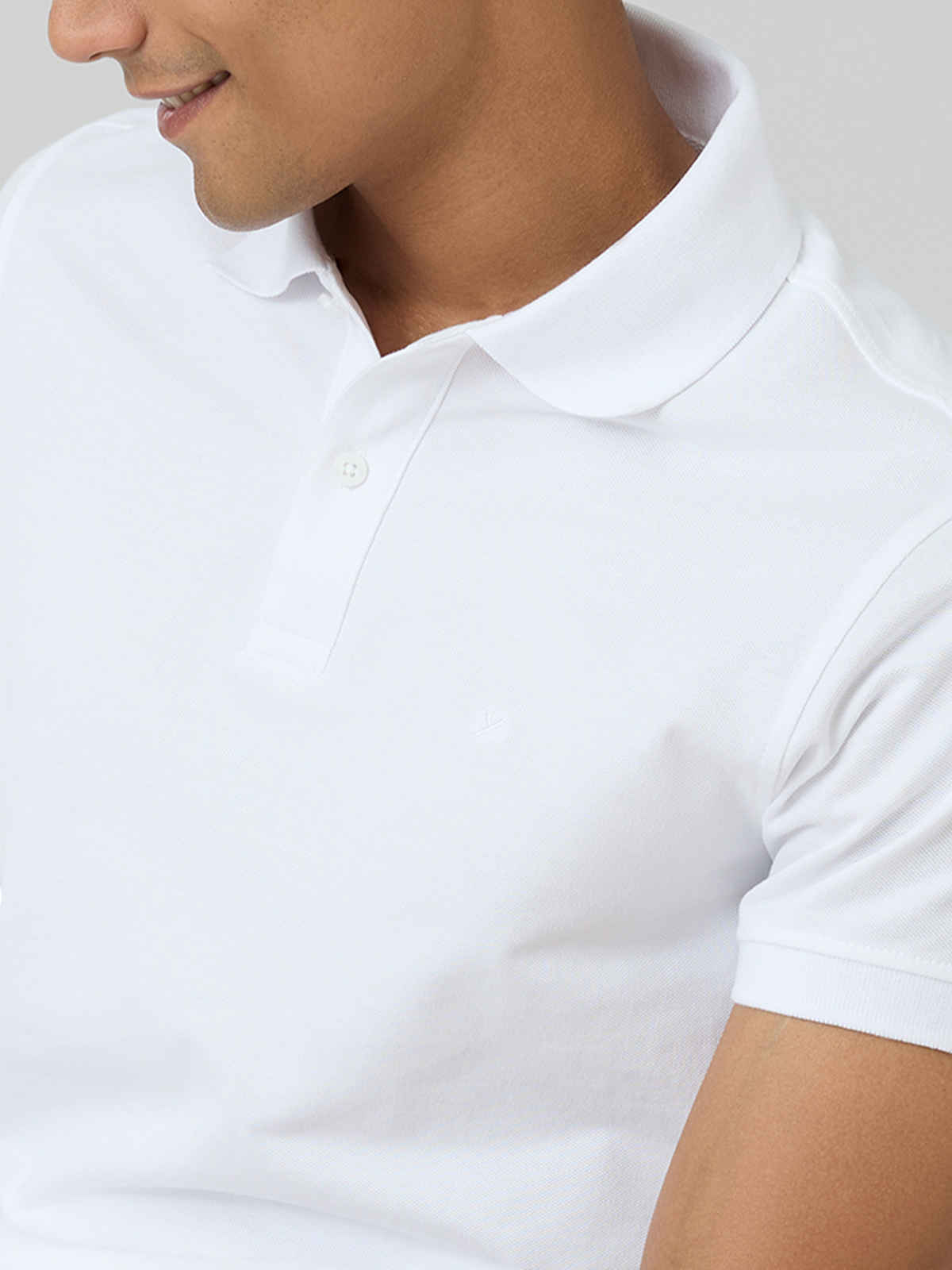 XYXX Nova Polo T-shirt - Polar White | Super Combed Cotton | XXL