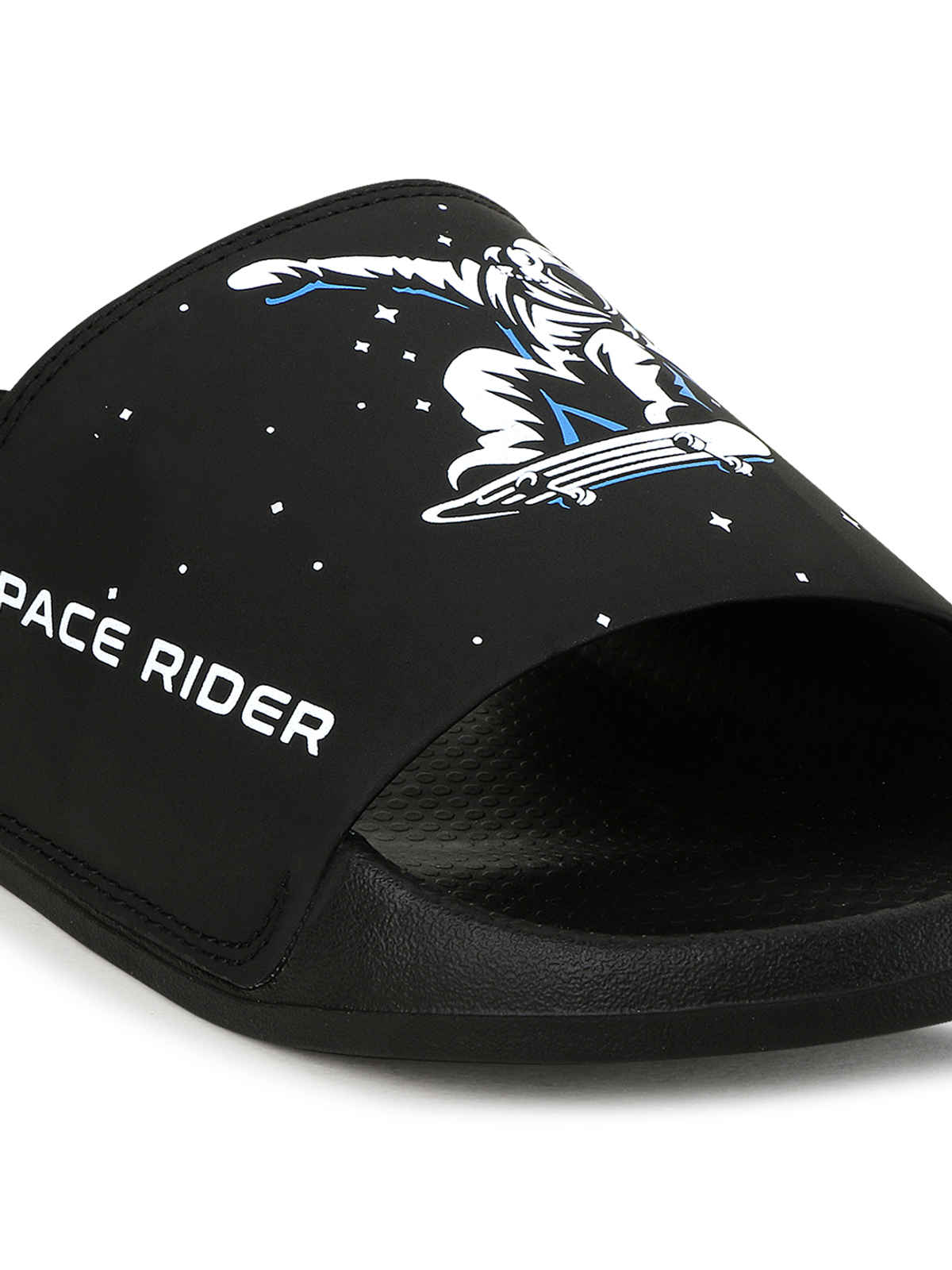 Campus Men's Space Rider Slides | Black | UK6