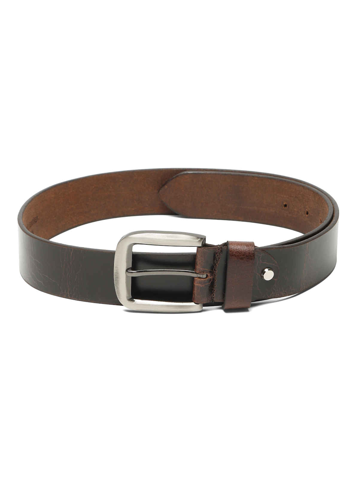 Teakwood Leathers Belt & Wallet Gift Set | COM-BLT-488-WLT-130-BR | Brown