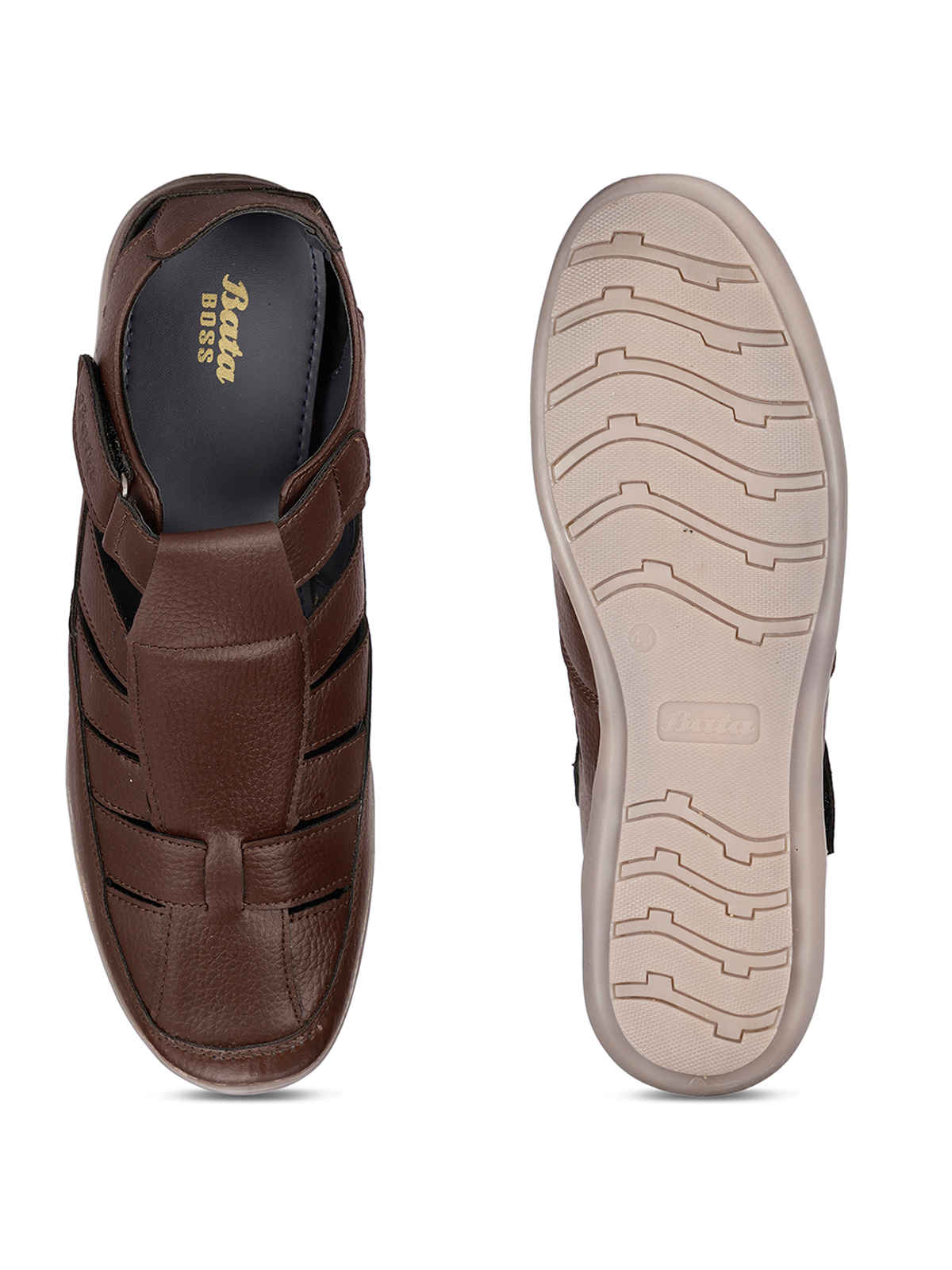 Bata Brown Casual Shoes For Men - 9