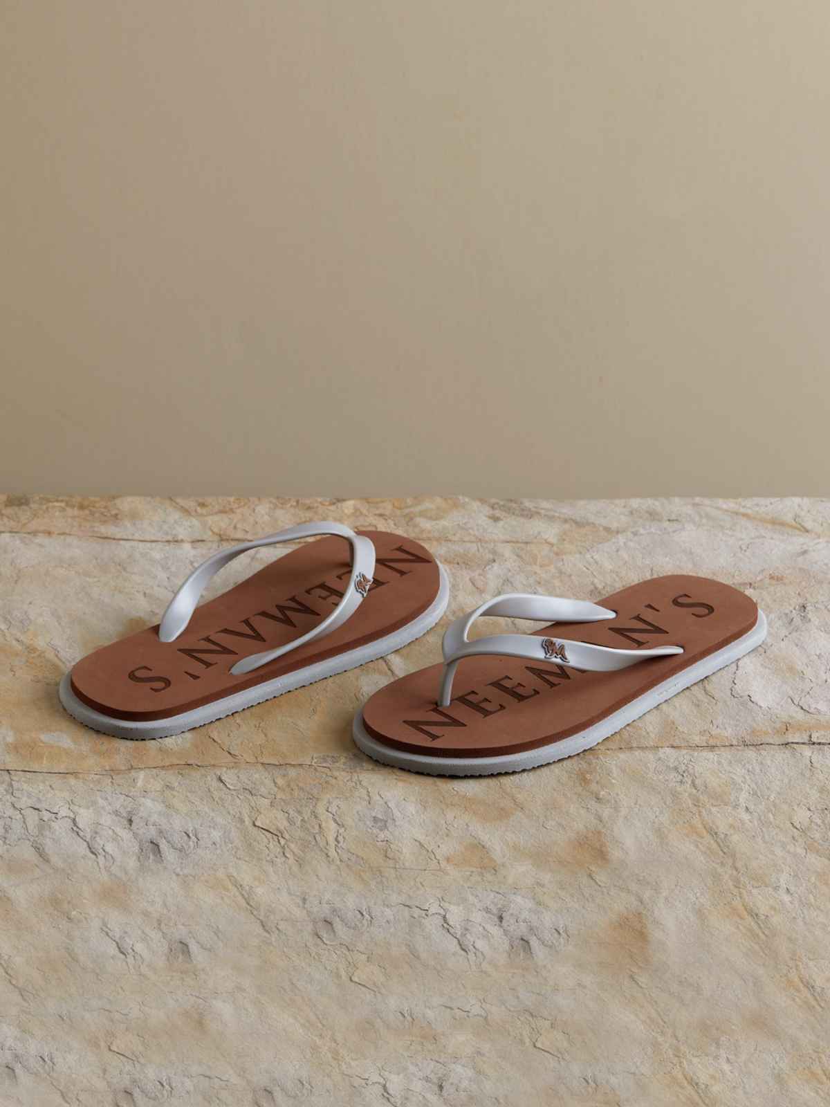 Neemans Unisex Eco Classic Slippers Brown with Grey-10