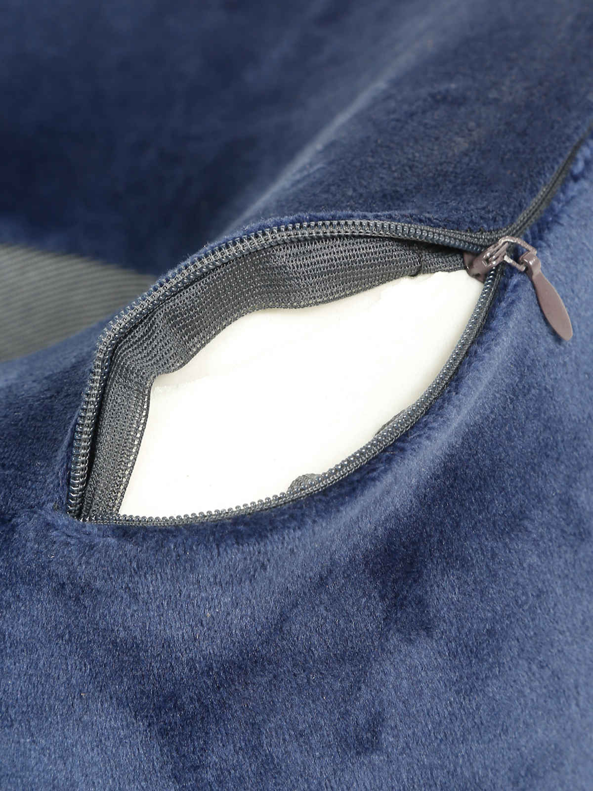 Teakwood Leathers Unisex Soft Foam U-Shaped Neck Pillow | Blue