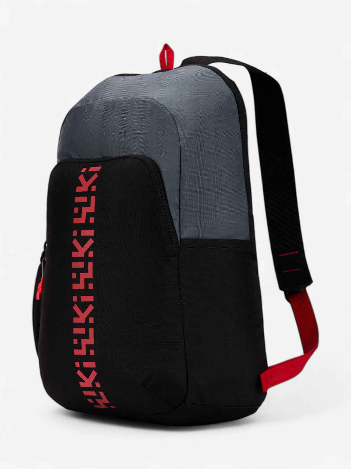 Wildcraft Unisex Color Block Polyester Backpacks | Black and Grey - 39 cm