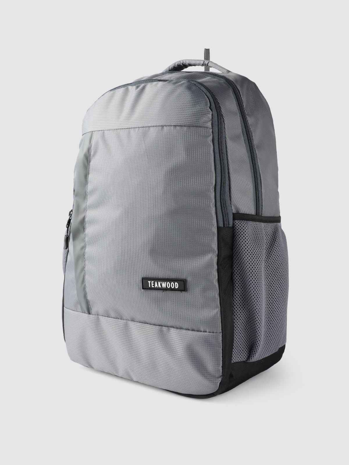 Teakwood Unisex Leathers Trajan Backpack | Grey - 30 L