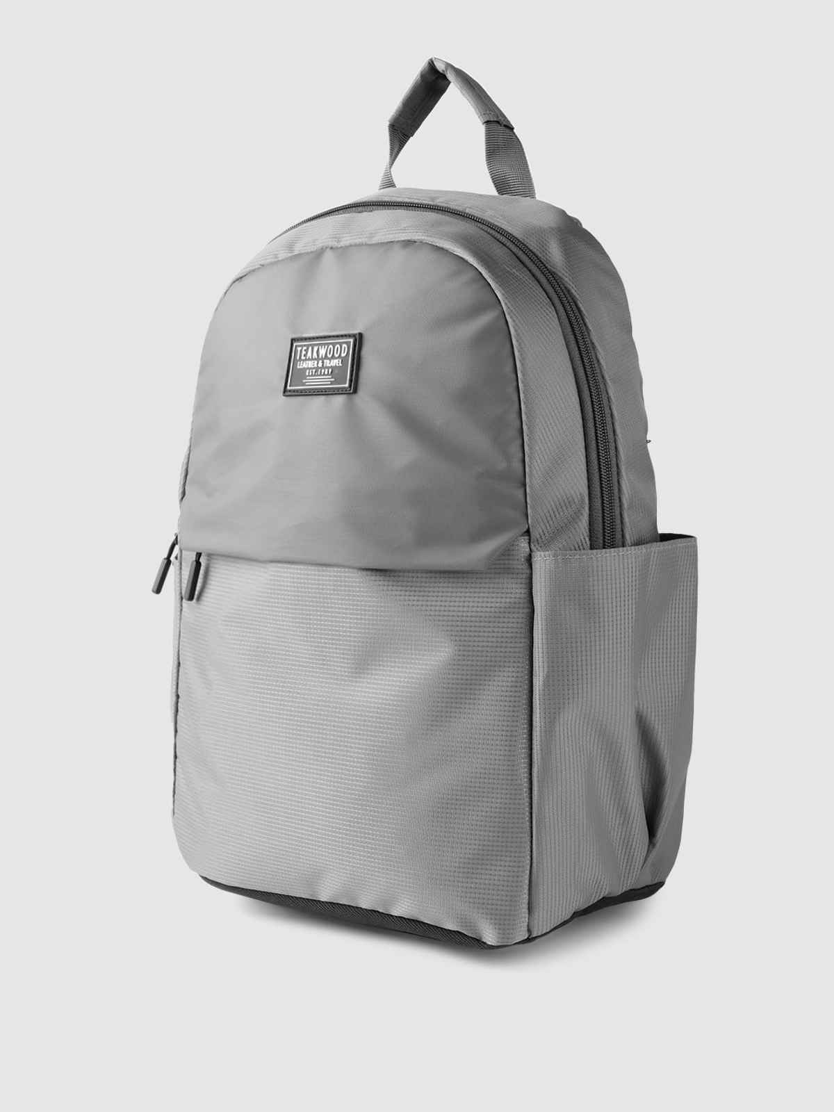 Teakwood Leathers Unisex Anna Backpack | Grey - 25 L