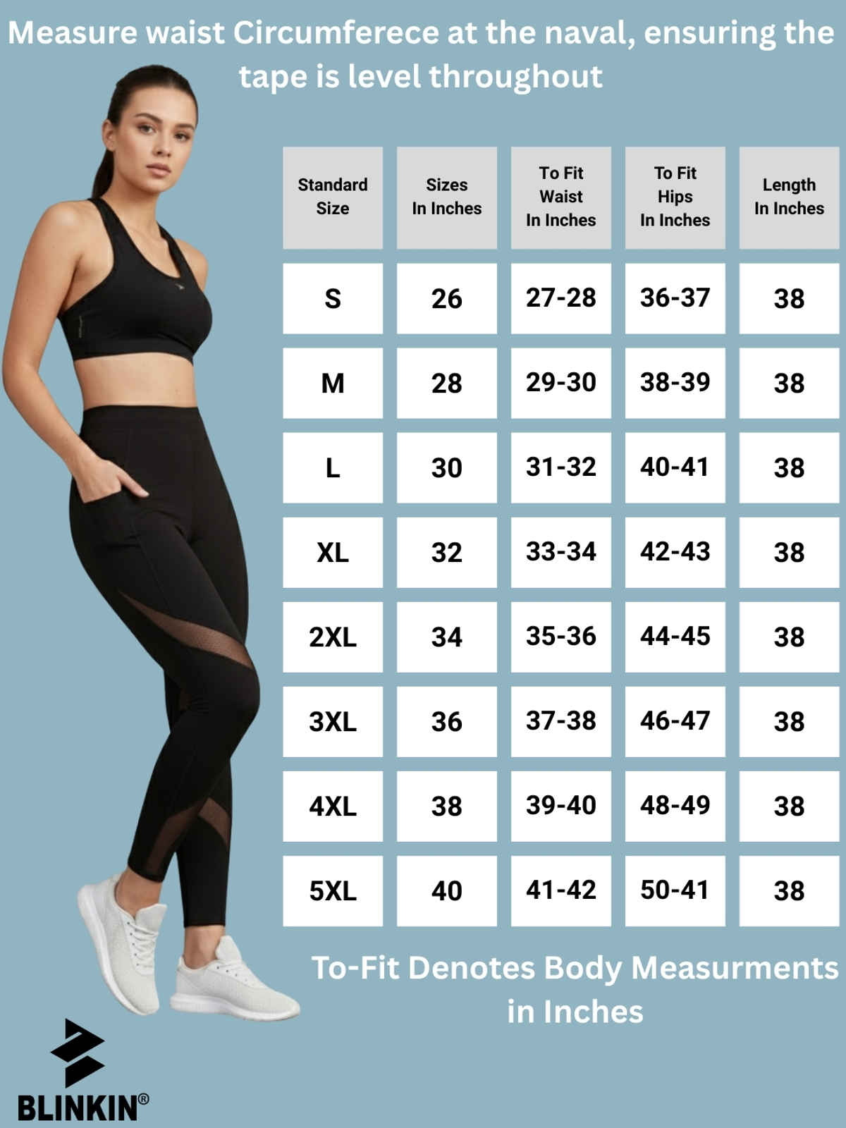 Blinkin Women's Gym Pants & Tights - Black | Stretchable | With Mesh Insert & Side Pockets | M