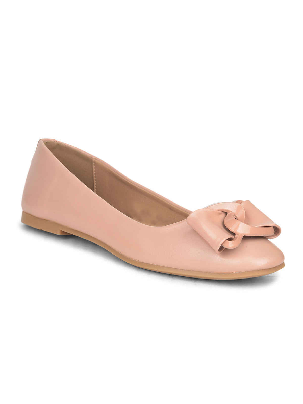 Bata Women's zola Nude Ballerina UK-4