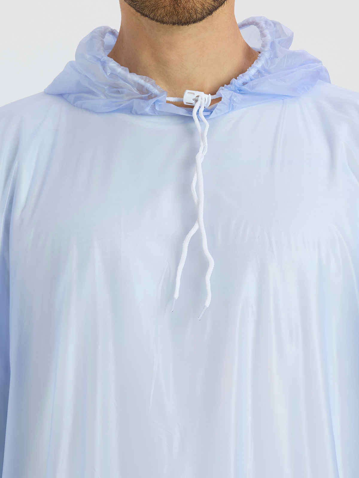 Zeel Unisex Hooded Waterproof PVC Poncho