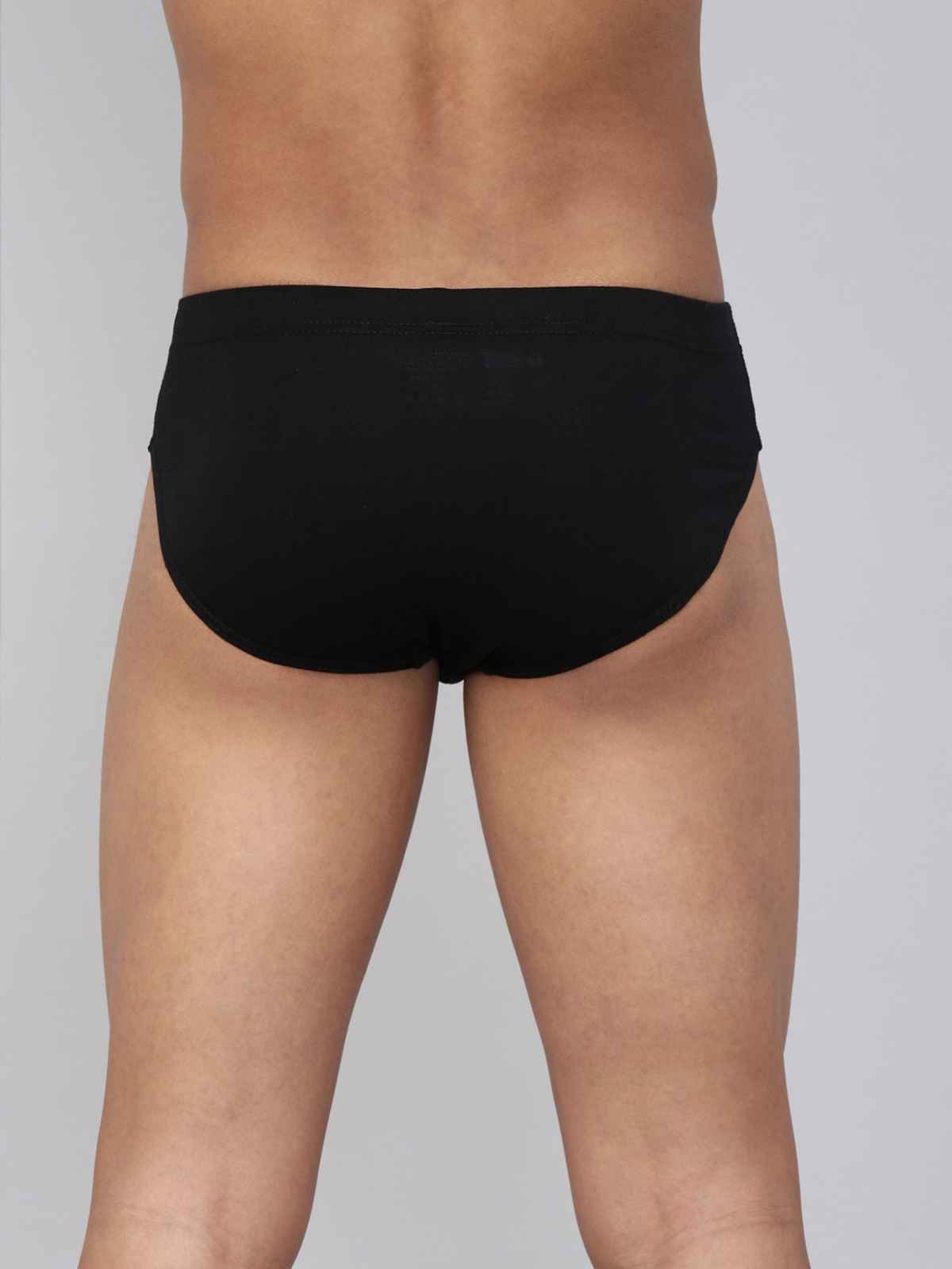 Levi's 011 Men's Comfort Brief | Contoured Double Pouch | Pack of 3 | Black,Navy Mel,Wine | M