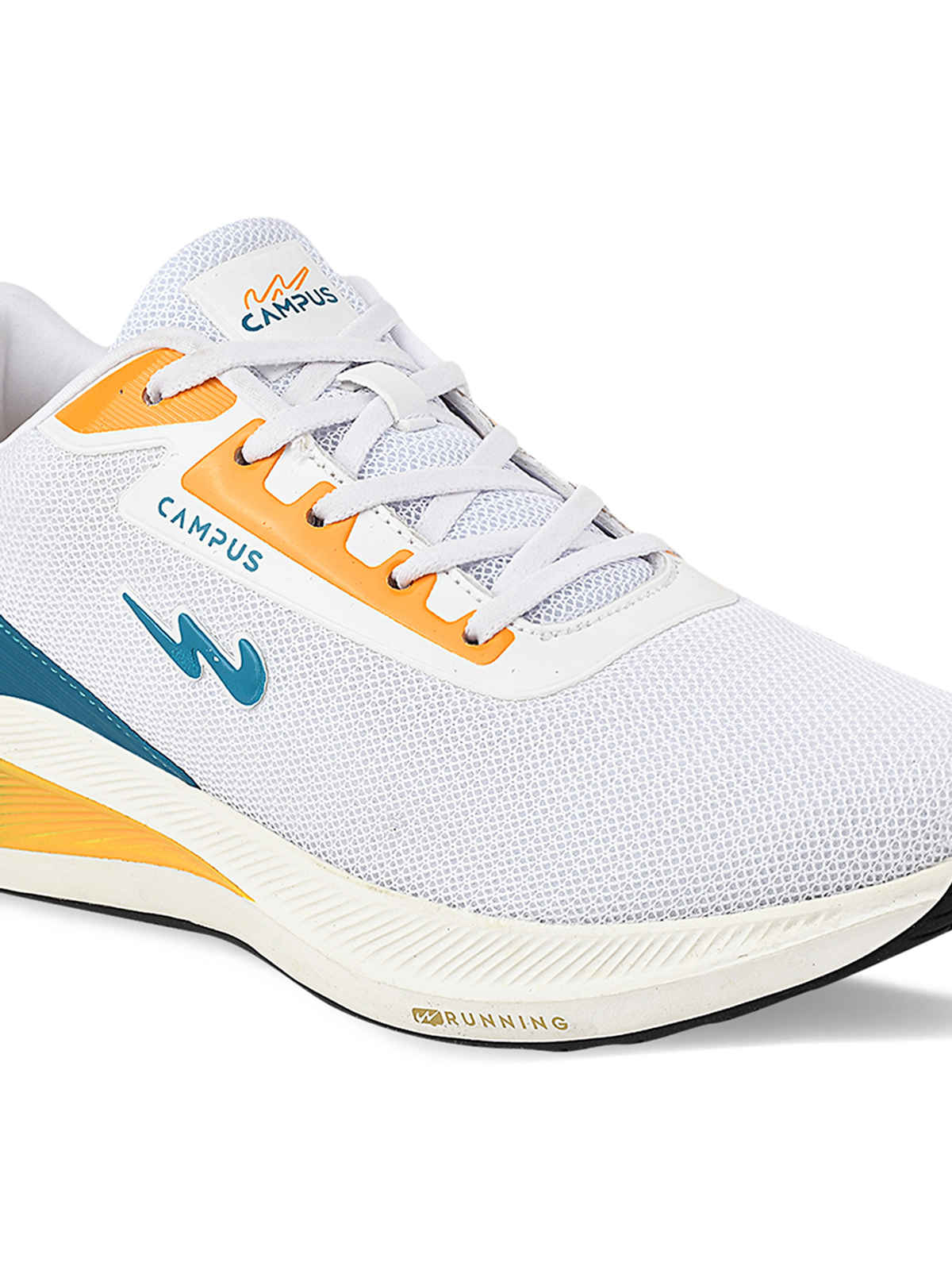 Campus Men's Camp Kripto Running Shoes | White | UK6