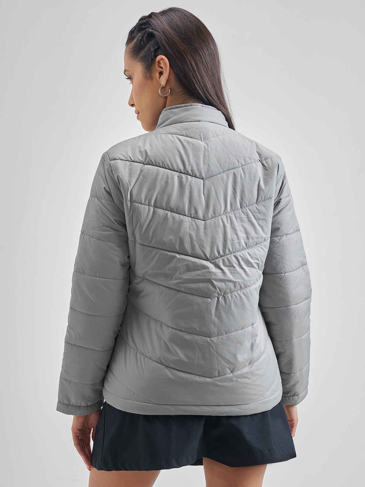 Tokyo Talkies Women's Puffer Jacket | Alloy - M