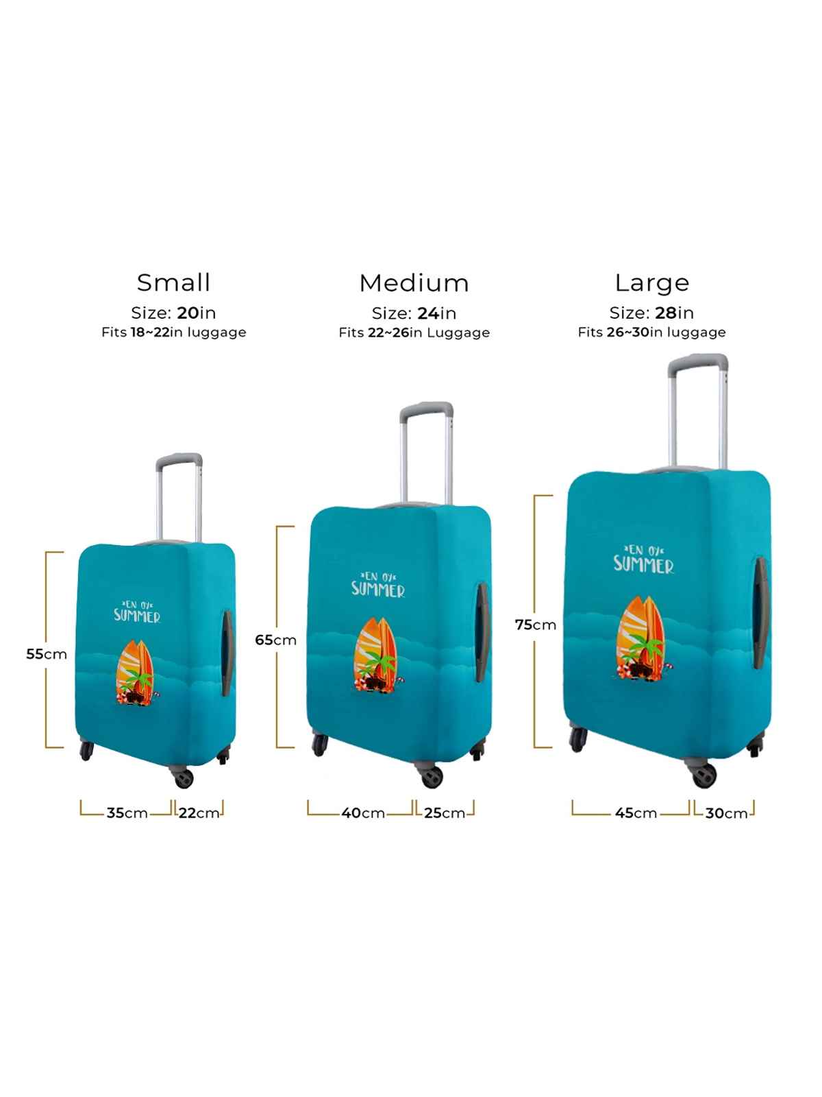 Cortina Luggage - Bag Cover | Blue - M