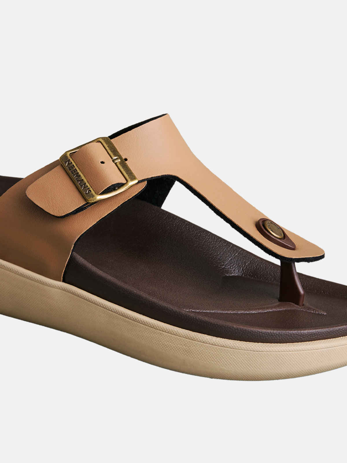 Neeman's Men's Purewhoosh Breeze Sandals | Beige - UK 7