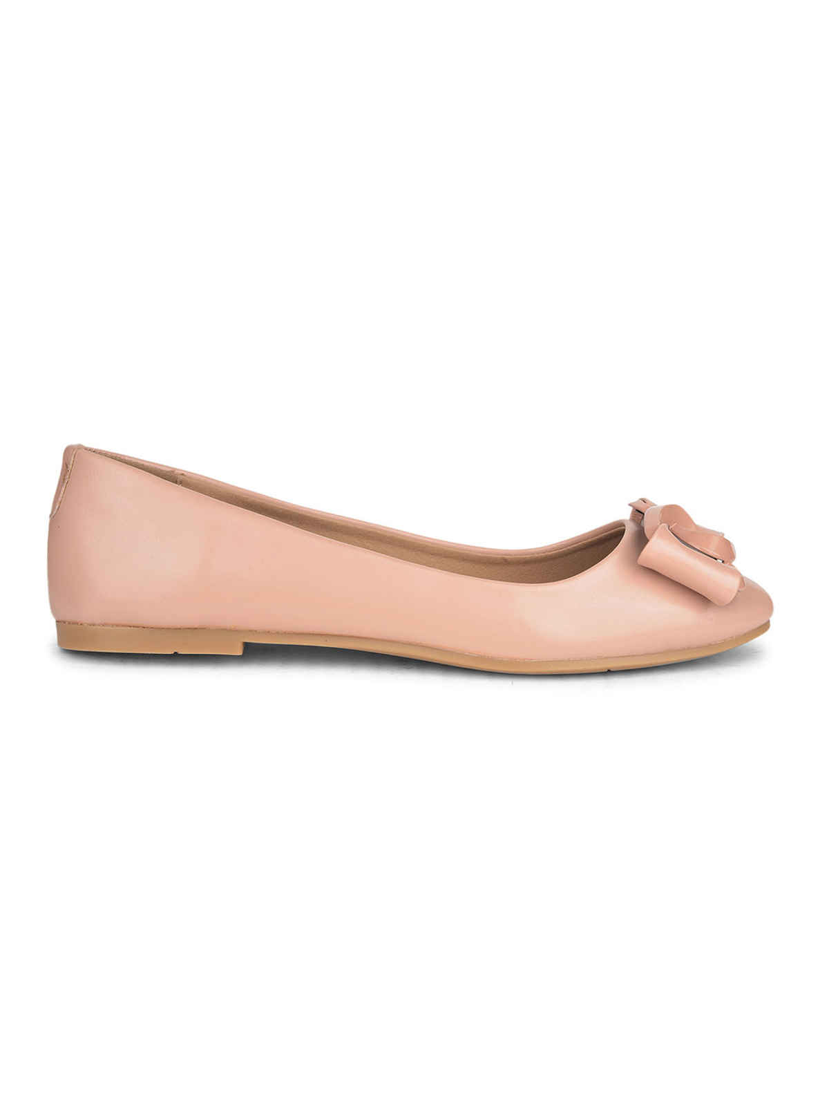 Bata Women's zola Nude Ballerina UK-4