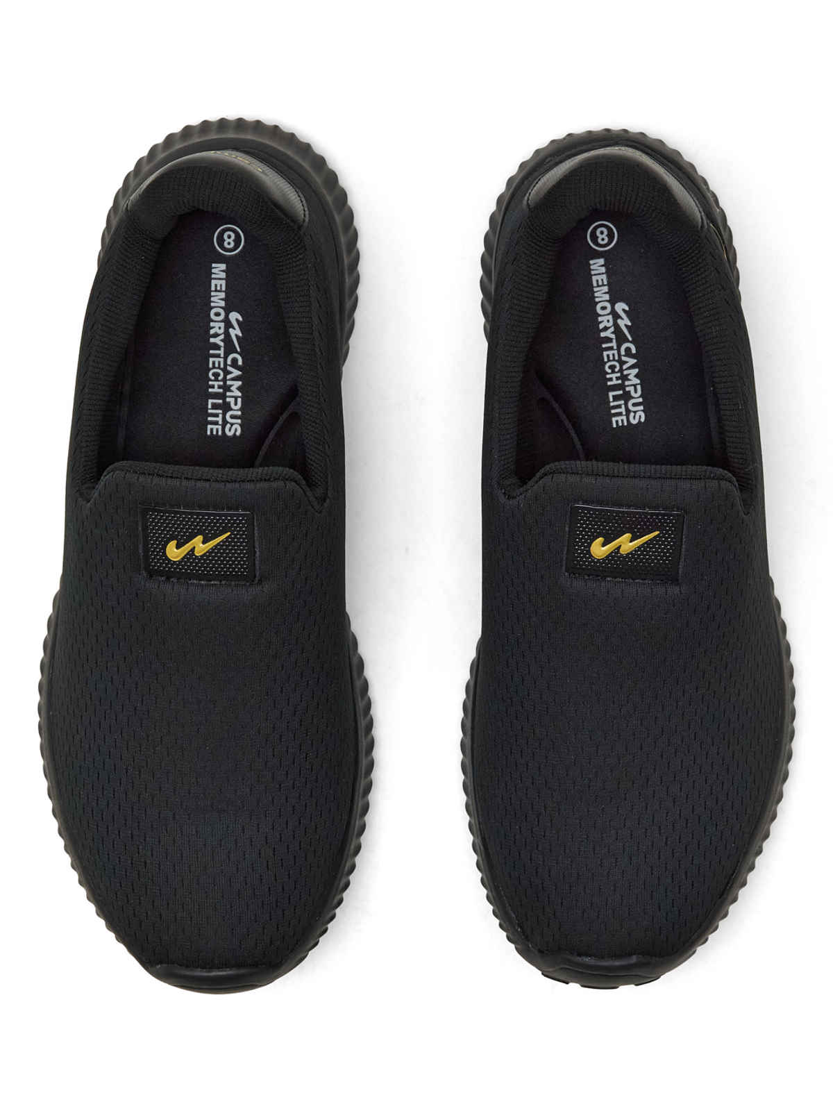 Campus Men's OXYFIT (N) Walking Shoes | Black - UK 9