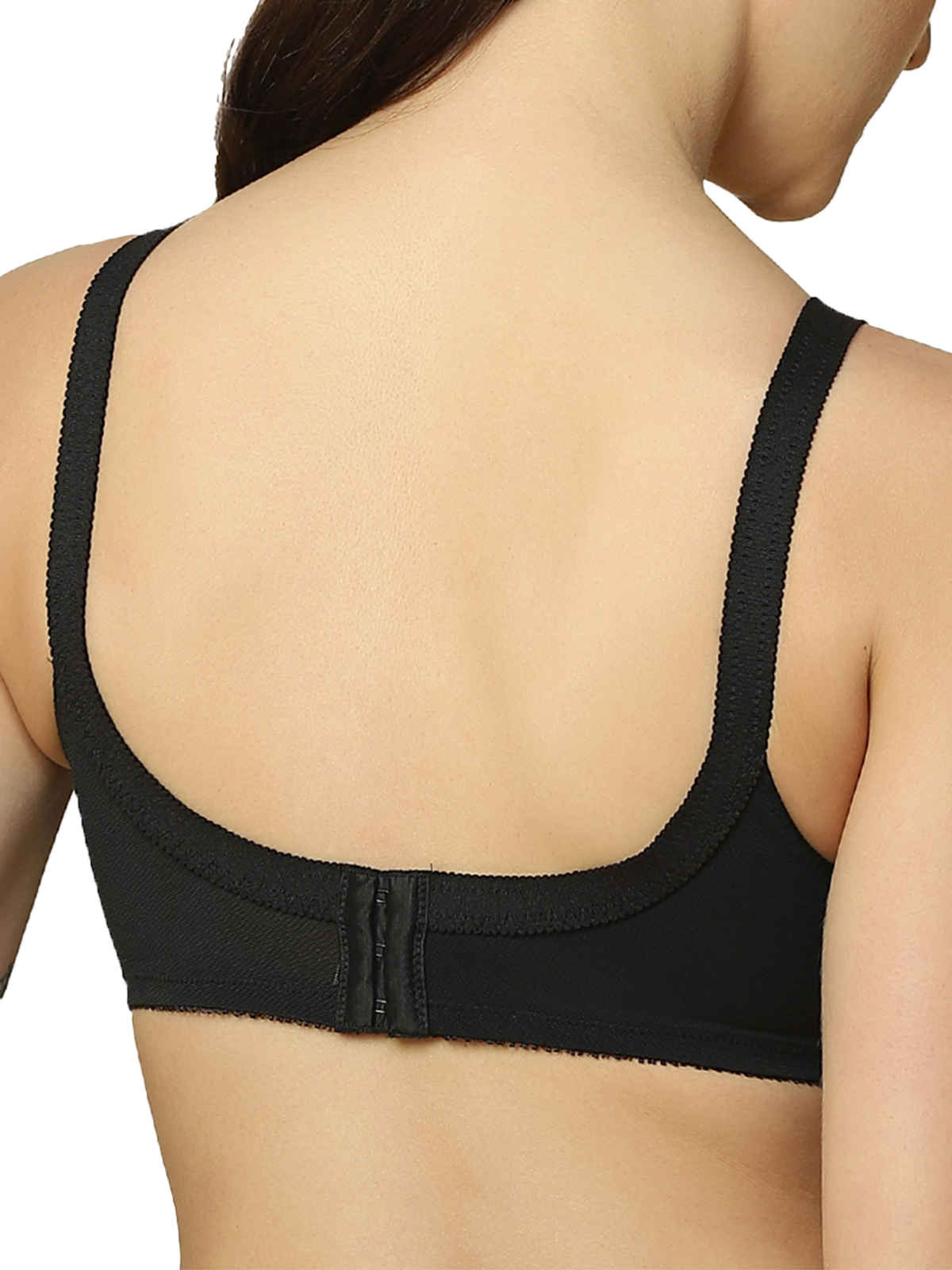 Triumph Women Doreen Big-Cup Classic Bra | Wireless Non Padded | Full Coverage | Black-04-36D