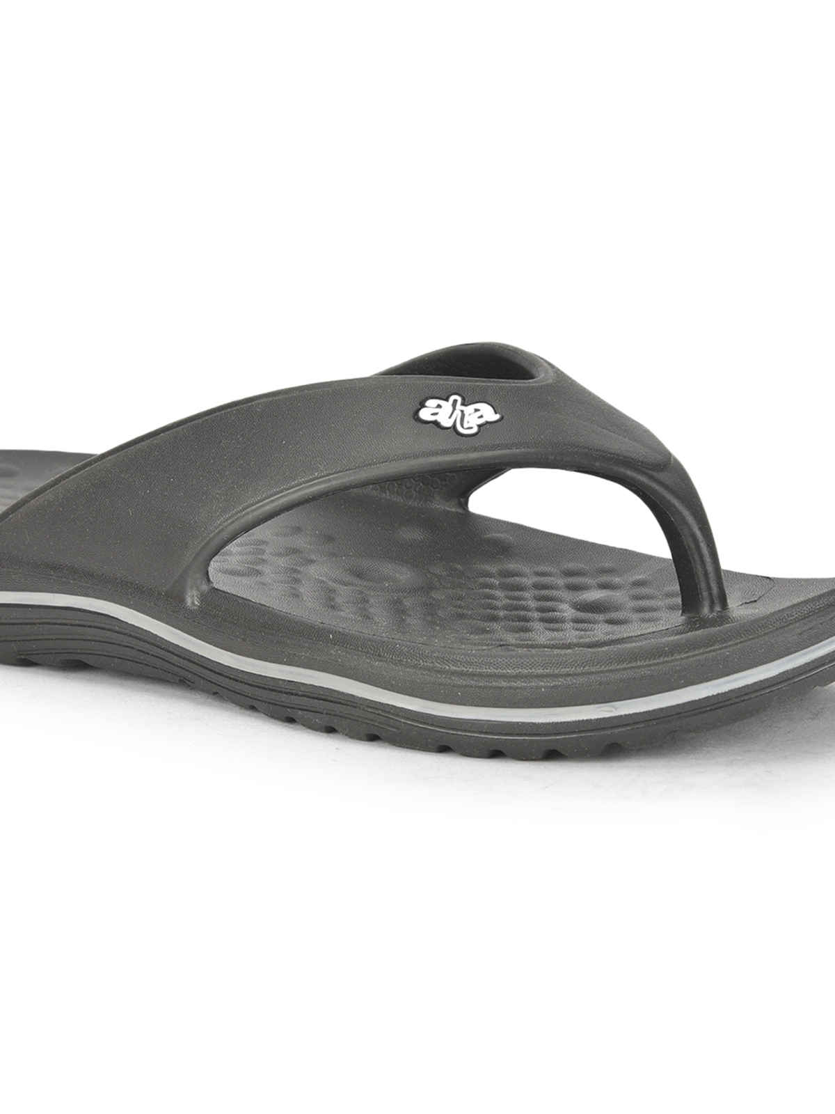 Liberty Men's A-HA EVA Beachtime Thong Slippers | Black | UK 10