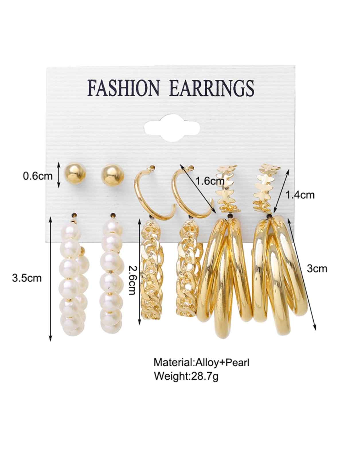 YouBella Jewellery Celebrity Inspired Gold Plated Earrings Combo for Girls and Women (YBEAR - 32926)