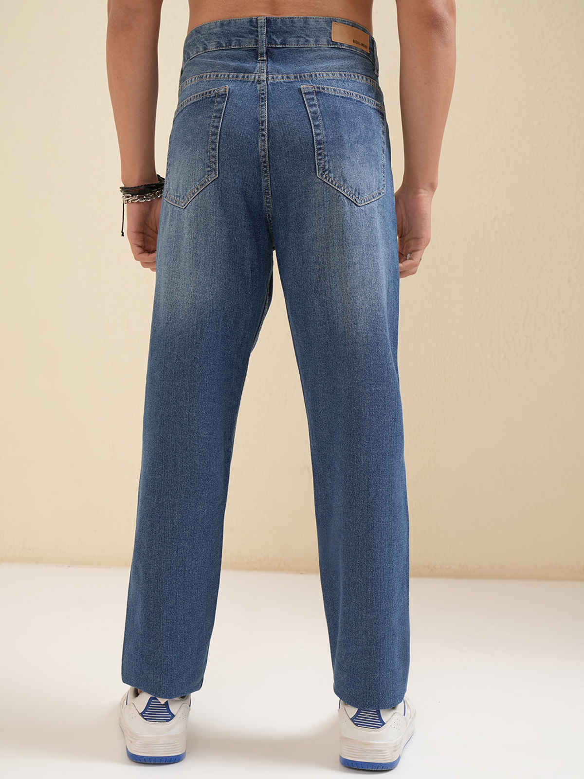 Highlander Men's Relaxed Fit Jeans | Light Blue |34 in