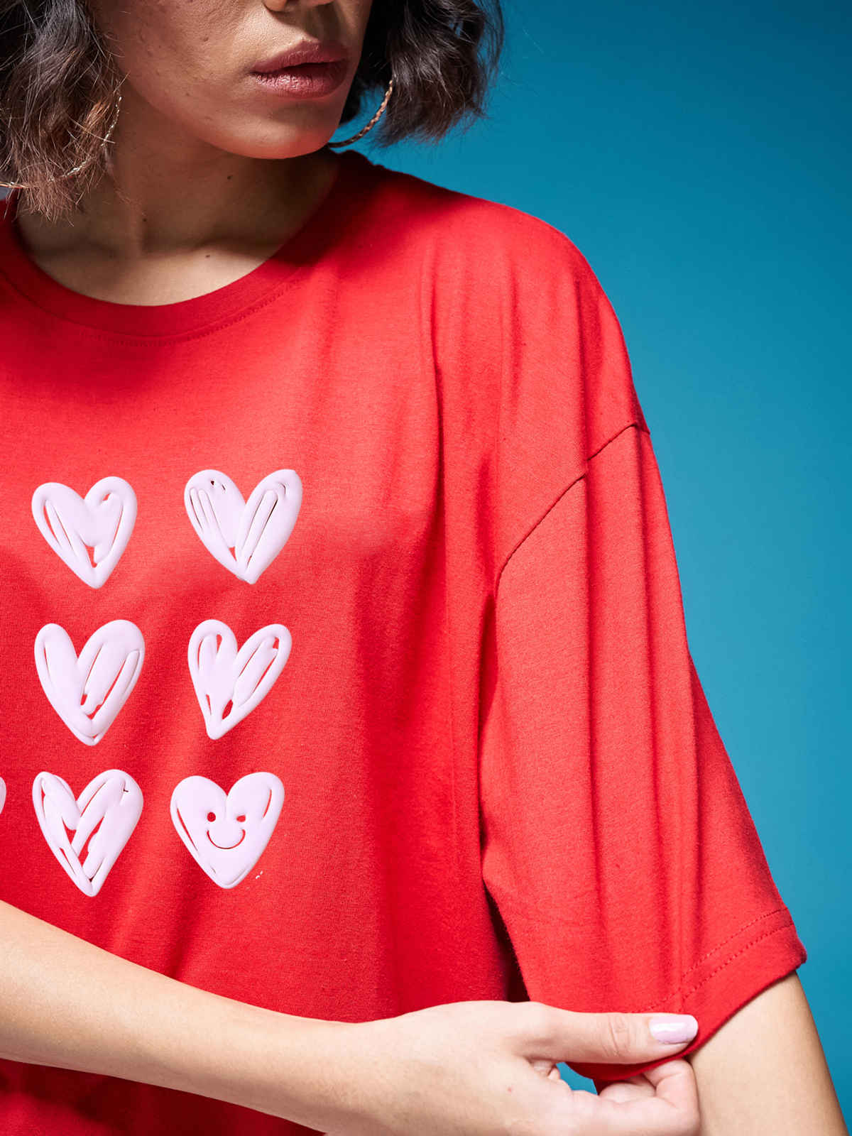 Smartees Valentines Women's Tshirt | Red | L