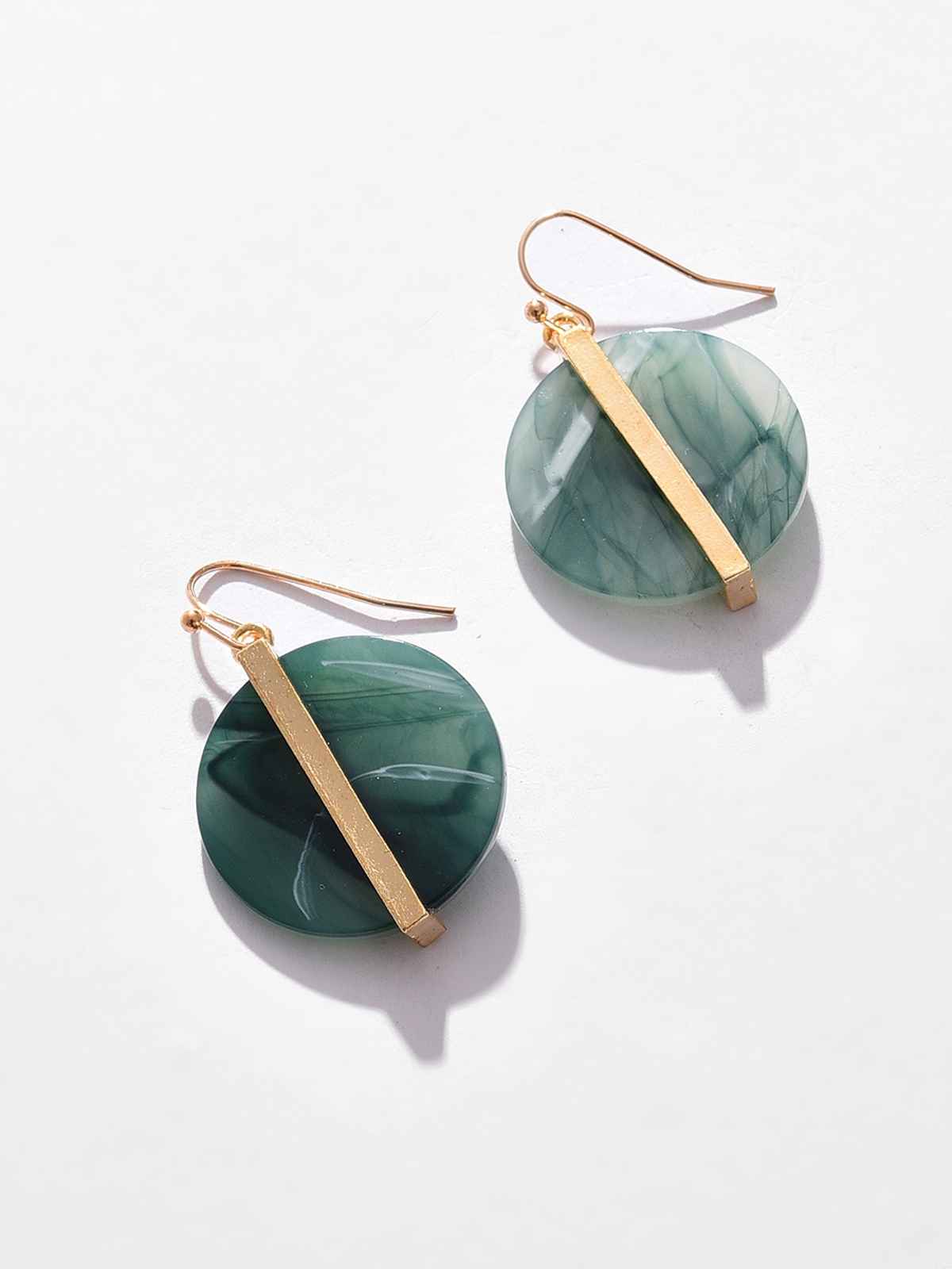 Sohi Gold Plated Designer Drop Earrings For Women's