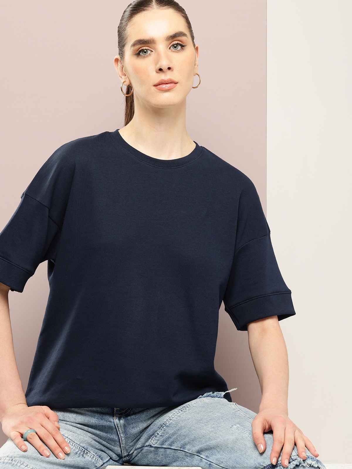 Dillinger Women's T-shirt | WMNCR638NVY | Navy Blue - S