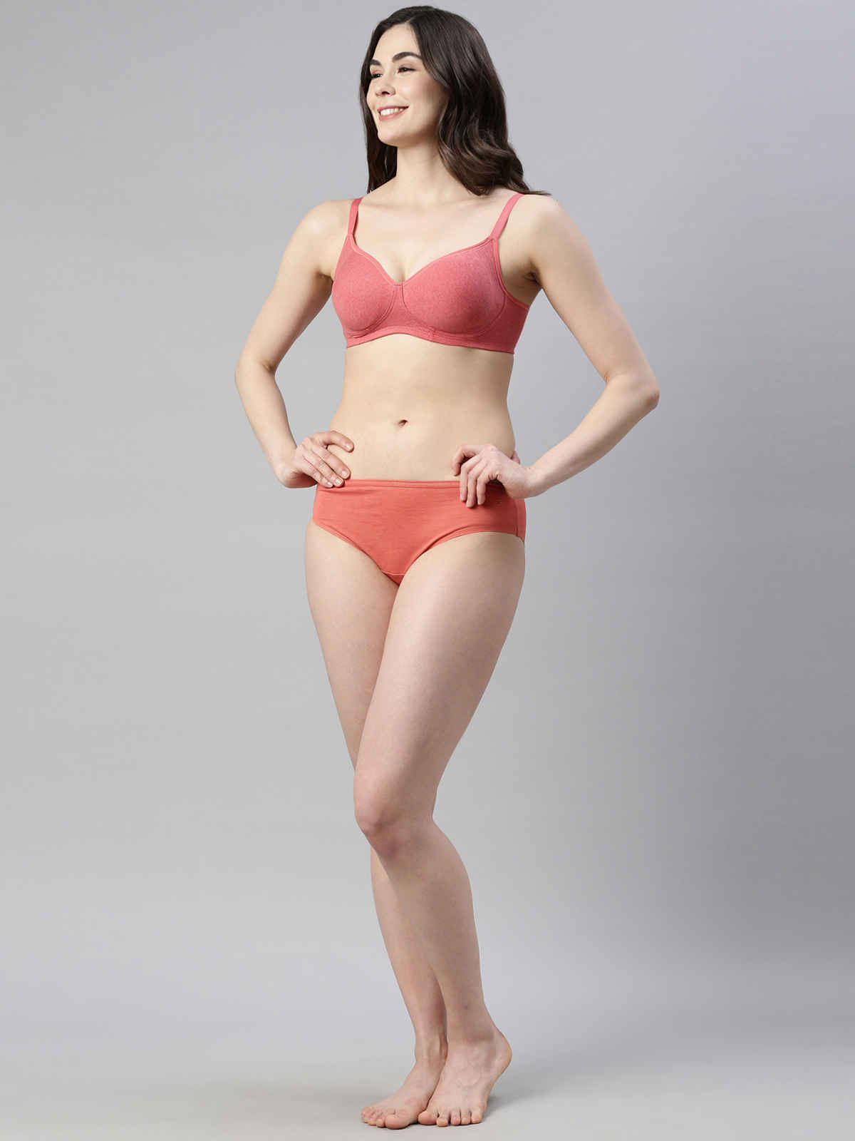 Enamor Fabcool Encircled Non Padded Wirefree High Coverage Cotton Everyday Bra A042