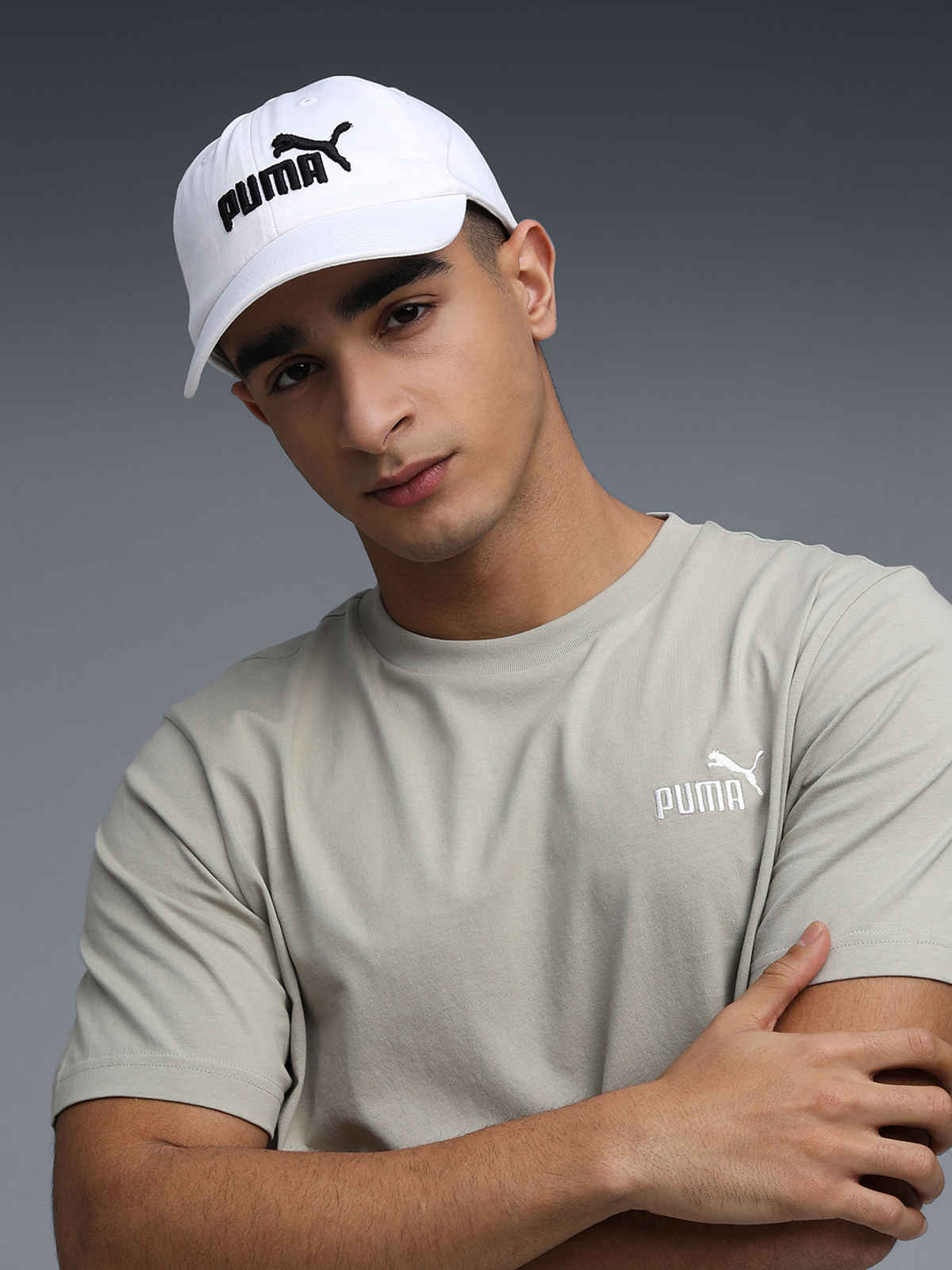 Puma Essentials No.1 Logo Baseball Cap | White