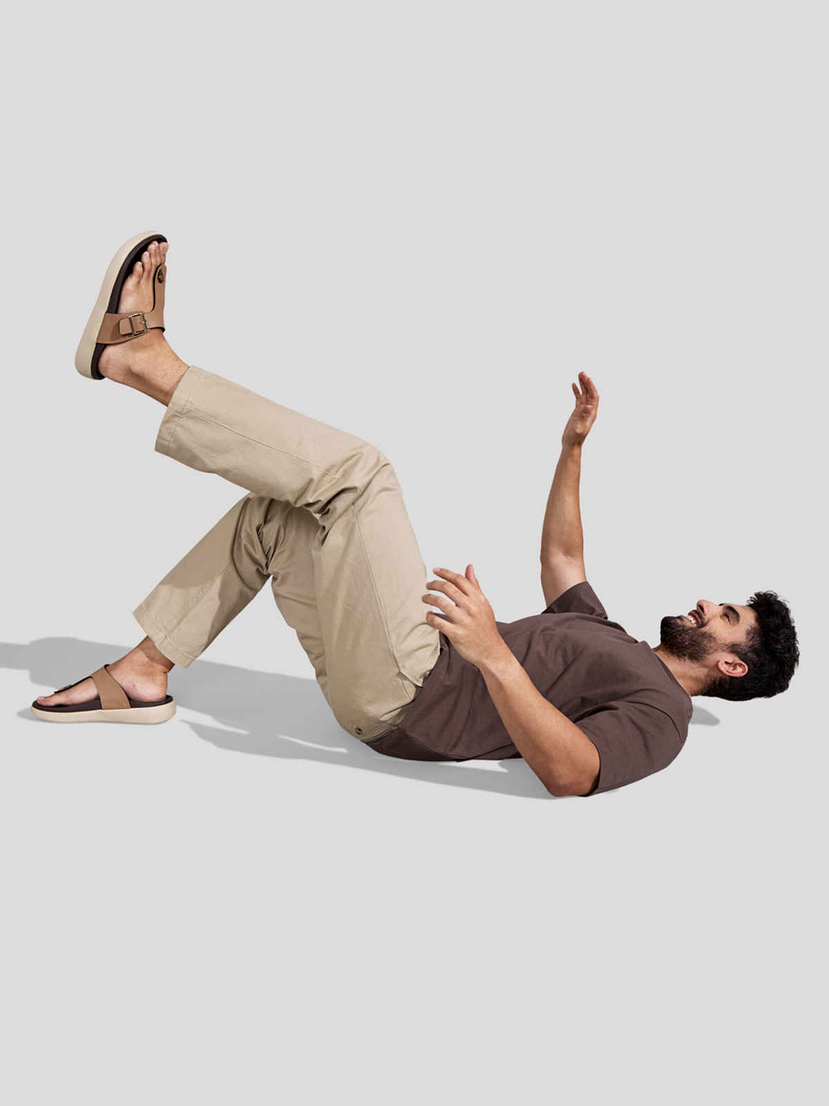 Neeman's Men's Purewhoosh Breeze Sandals | Beige - UK 7