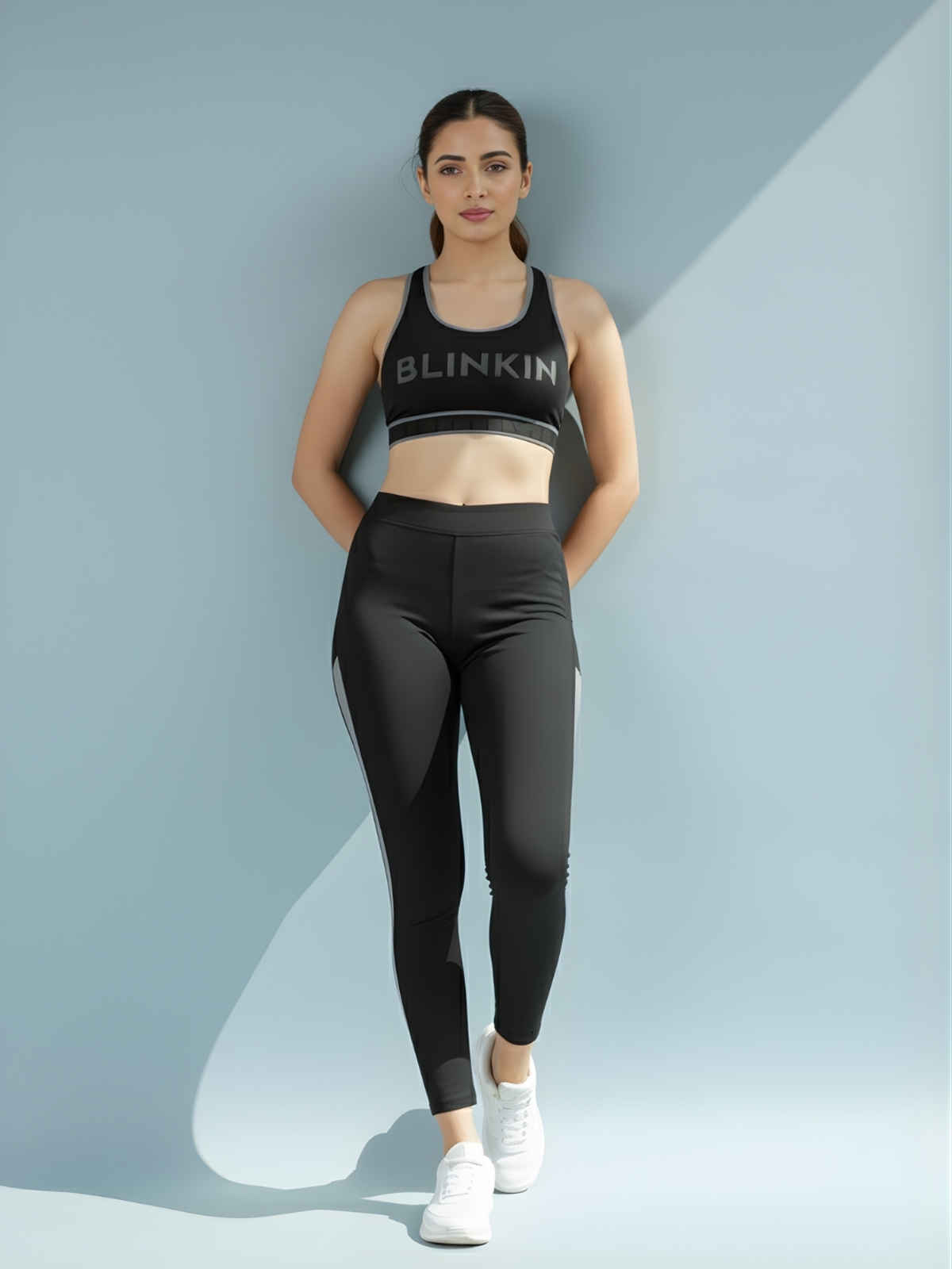 Blinkin Women's Gym Tights & Pants - Grey | Stretchable | XXl