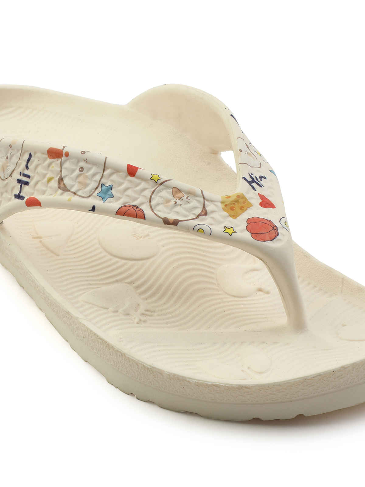 Liberty Footwear Women's Flip Flops | HAPPI-LE | Beige - UK 4