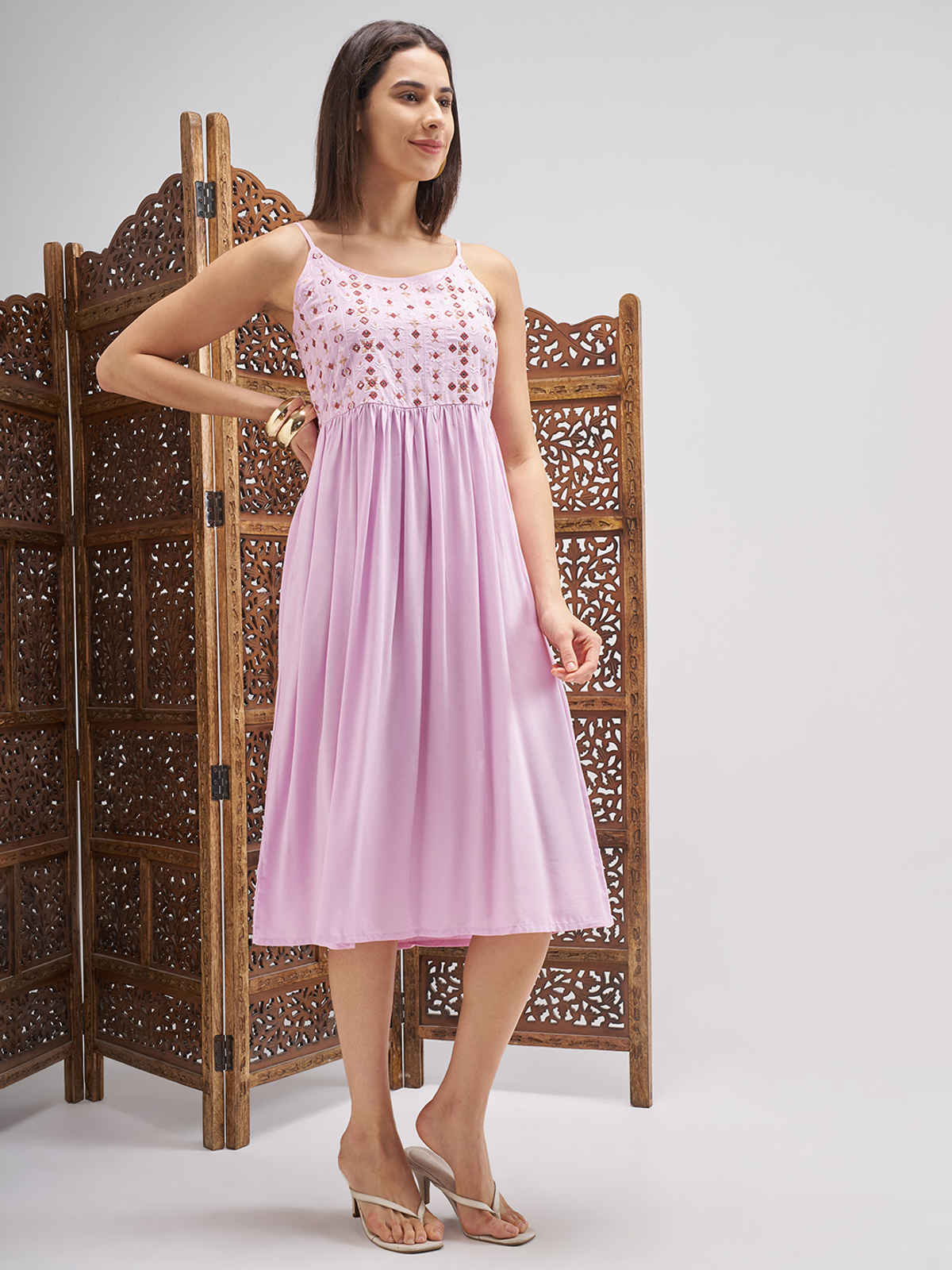 Vishdhd Buy Vishudh Women's Ethnic Dress | Pink - M Online - Price @ ₹576 ...