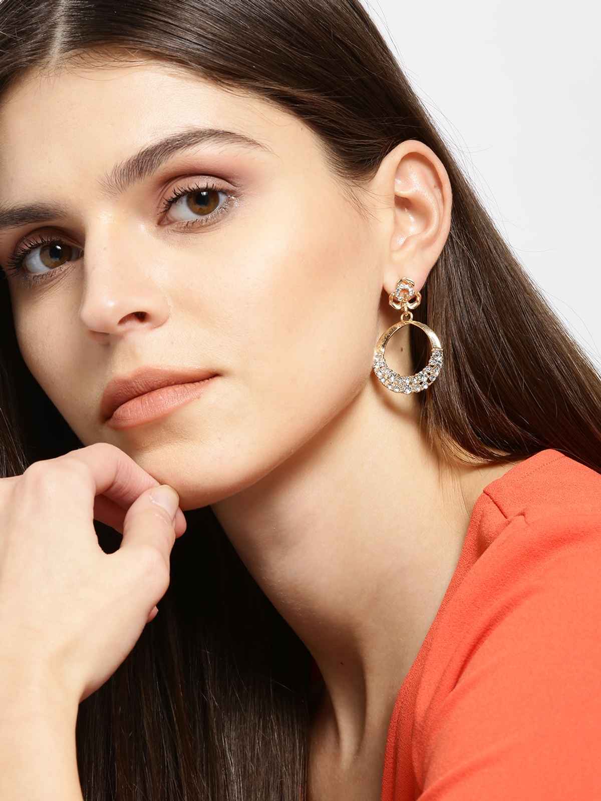 YouBella Jewellery Earrings for women Crystal Ear rings for Girls and Women (YBEAR - 32615)