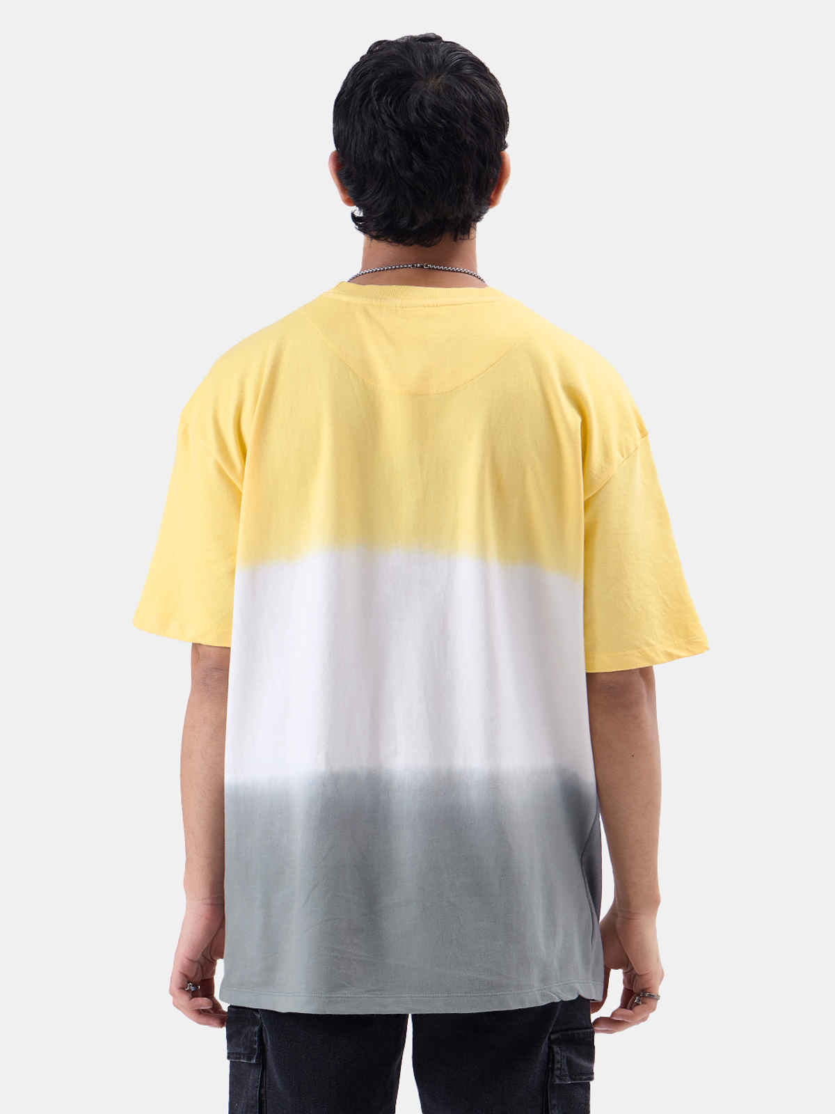 The Souled Store Men's Minions I Don't Care Oversized T-shirt | Multicolour - L