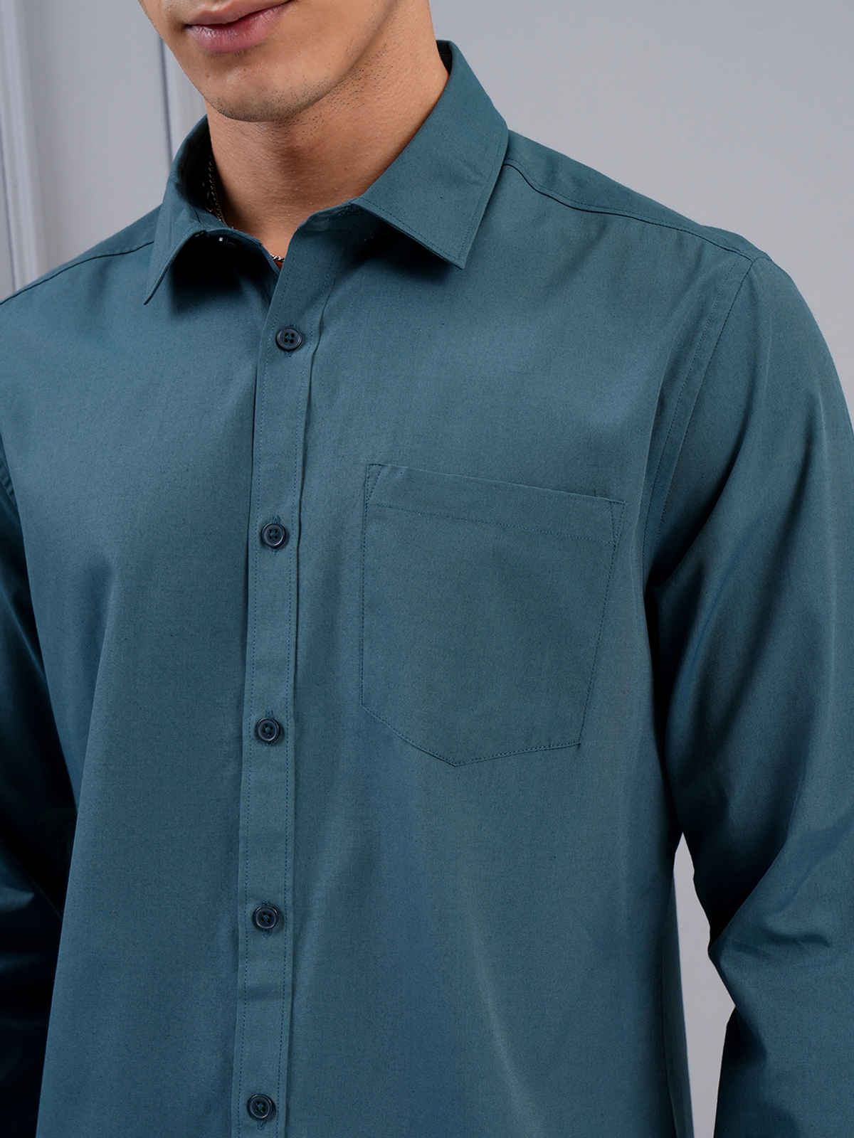 Highlander Men's Regular Fit Shirt | Teal - S