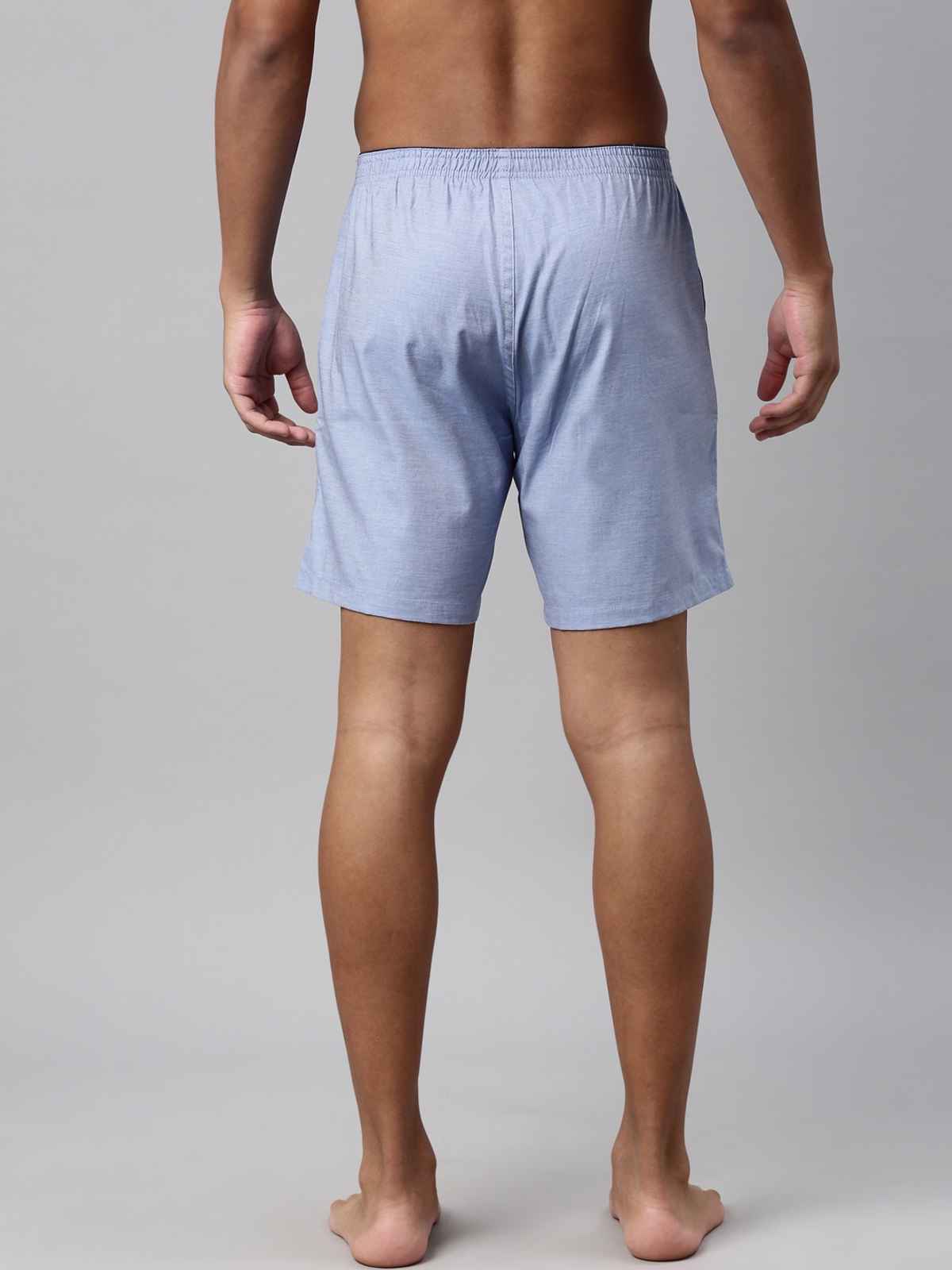 Levi's 028 Men's Plain Woven Boxer Shorts | Blue Mel | M