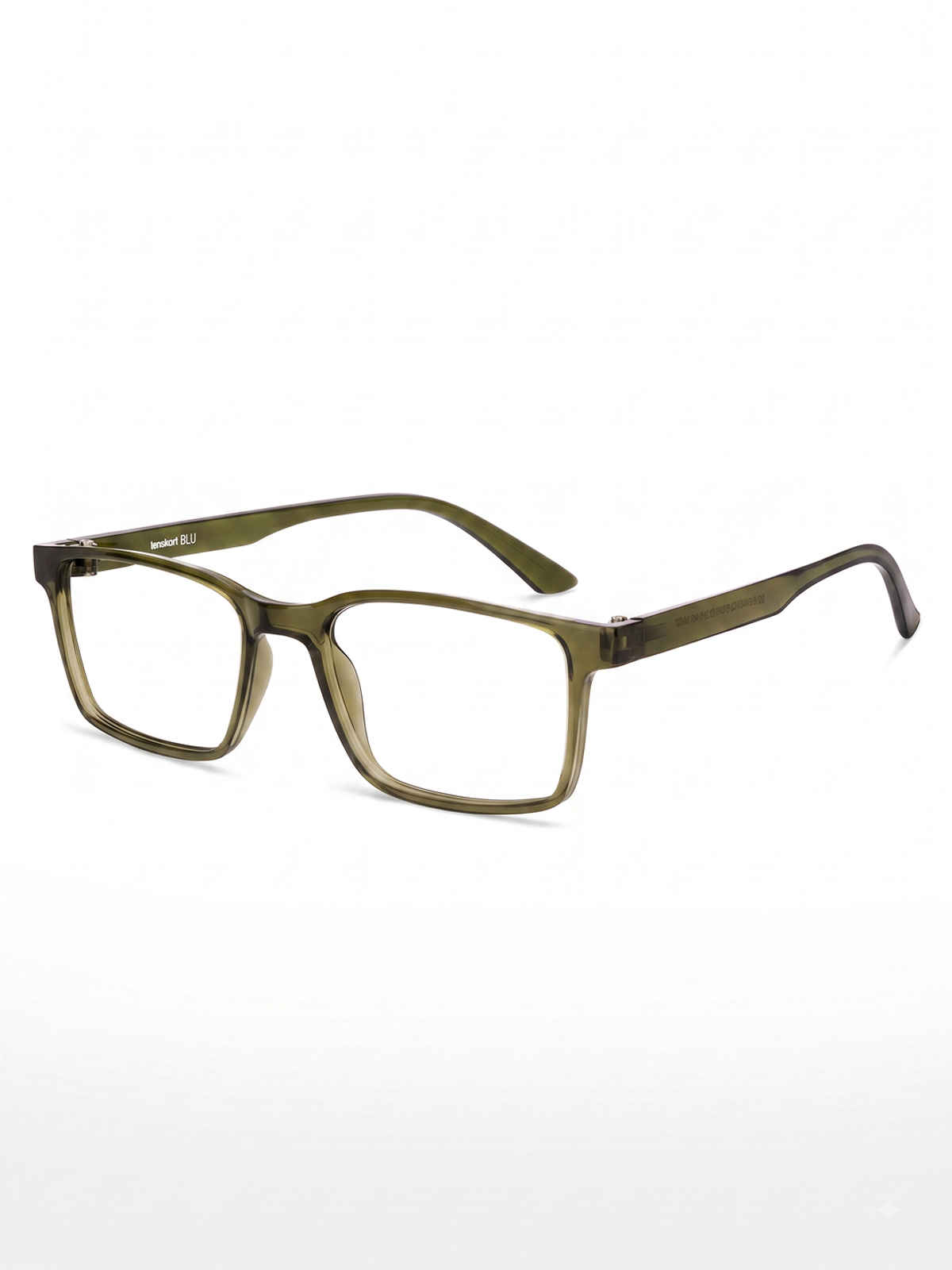Lenskart Blu Unisex Computer Glasses | Green - M
