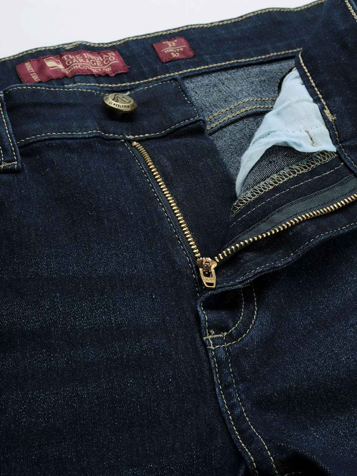 The Indian Garage Co Slim Fit Casual Jeans | Blue - 30
