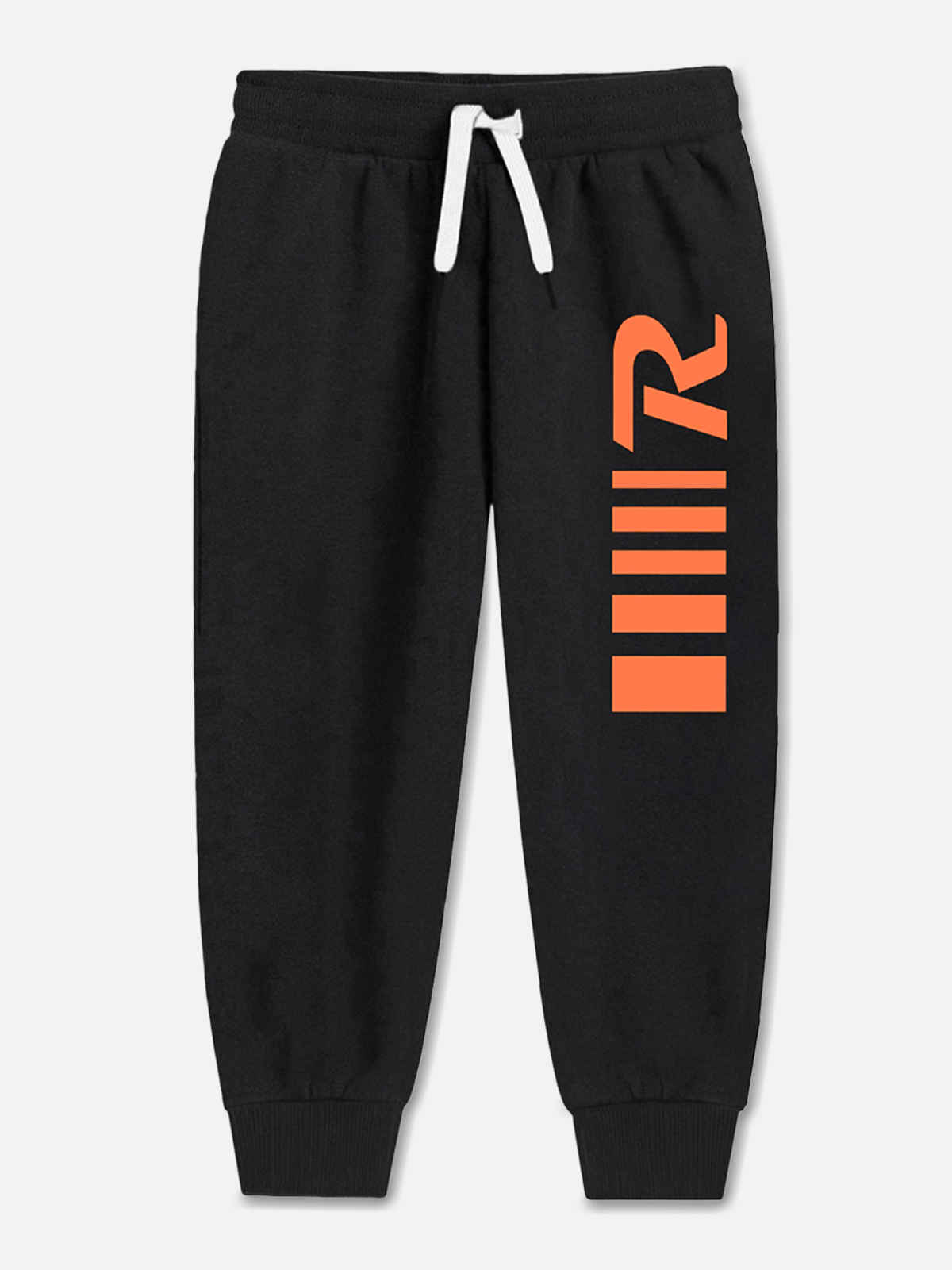 Trampoline Boy's Topwear Printed Clothing Set | TRM-TTP-150 | Orange, Black | 5-6 Years