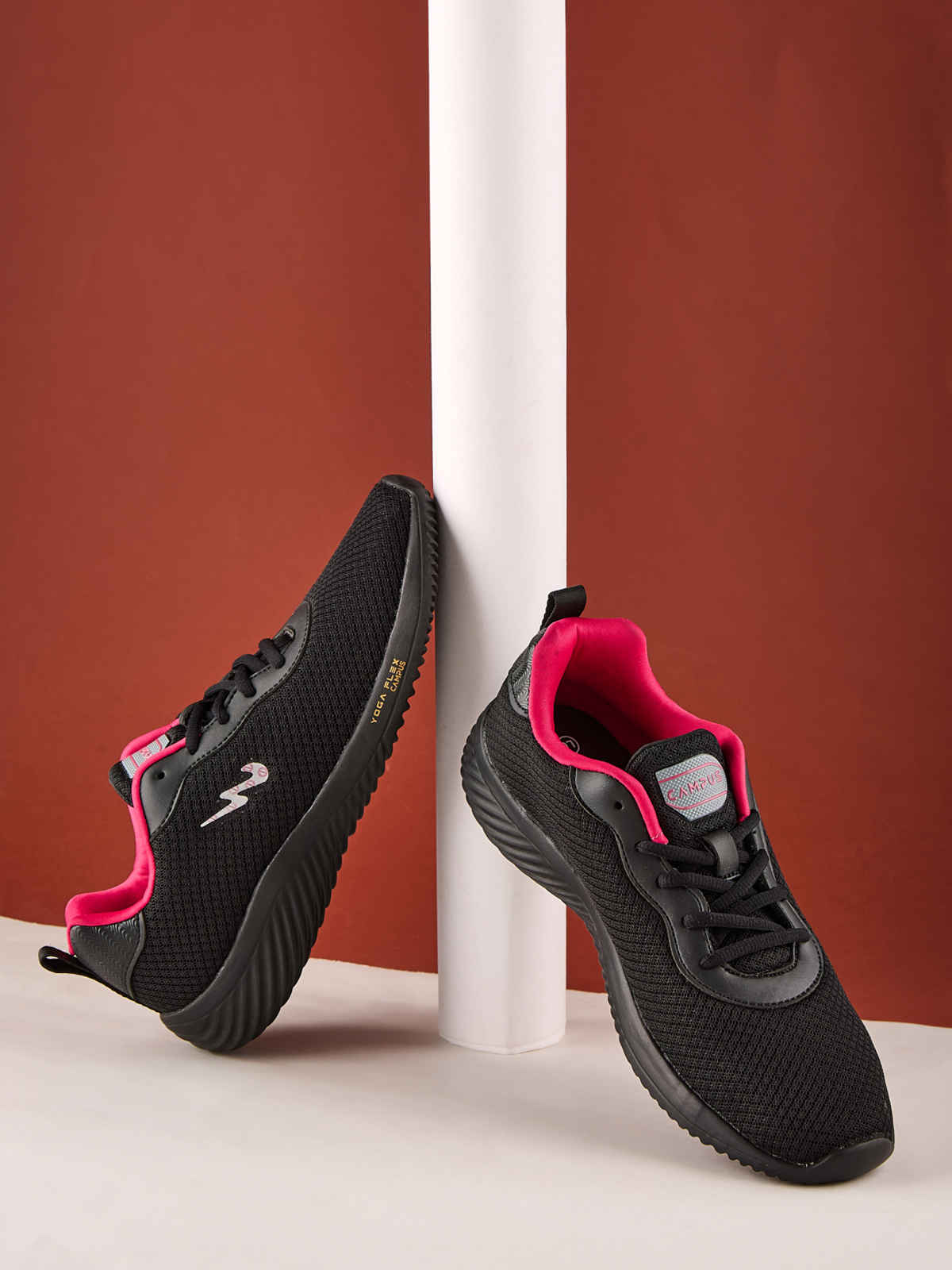 Campus Cristy Black Rani Women's Running Shoes - UK 4
