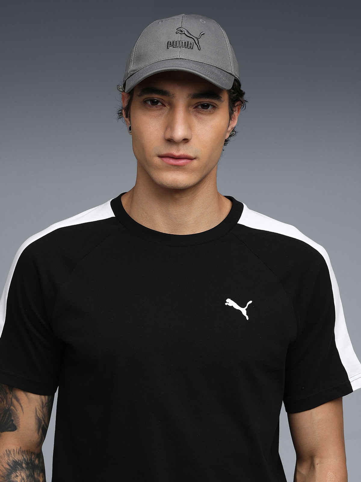 Puma Archive Logo Baseball Cap | Grey