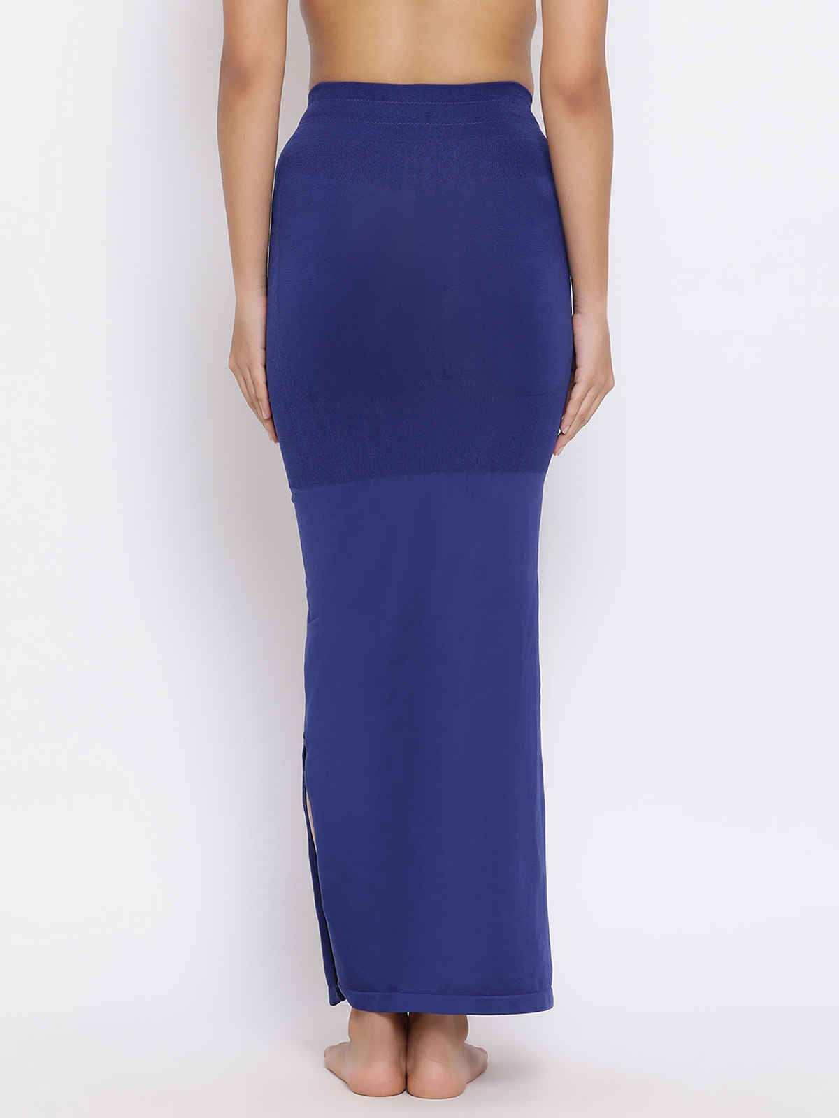 Clovia Women's Saree Shapewear with Drawstring | Navy Blue - M