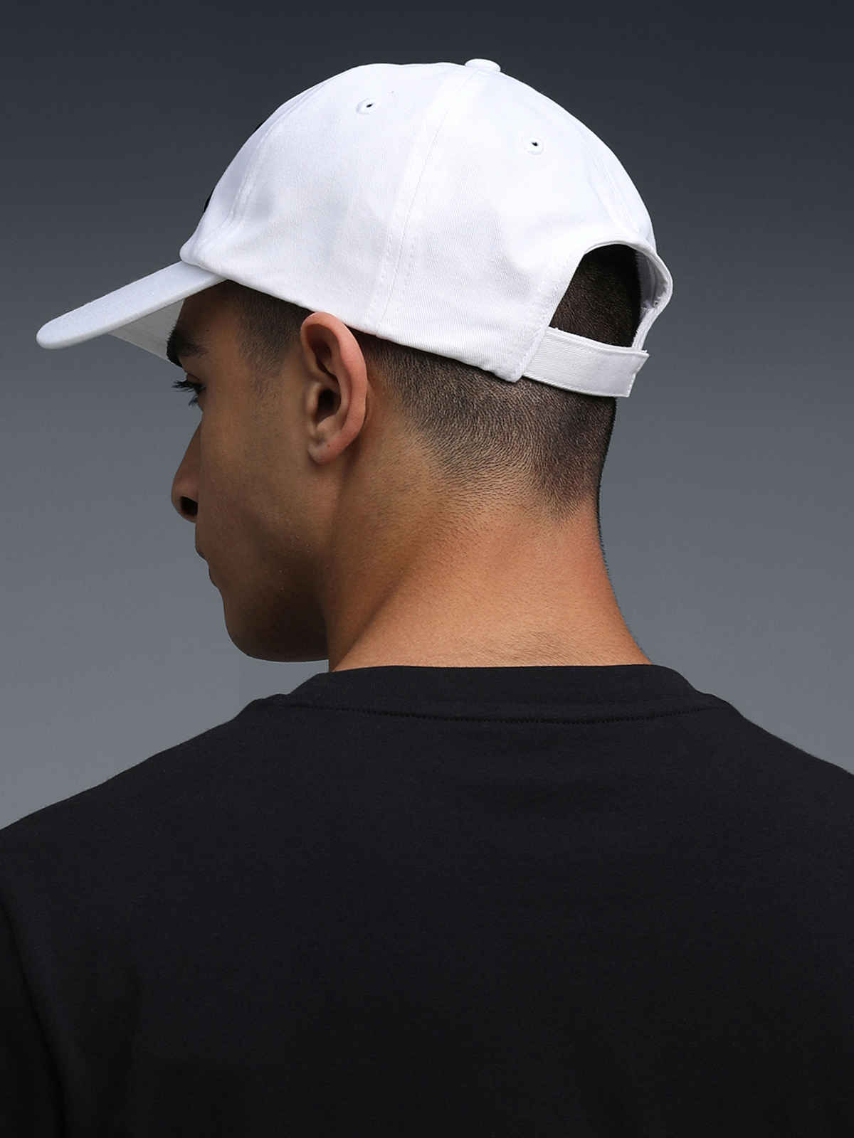 Puma Essentials Cat Logo Baseball Cap | White