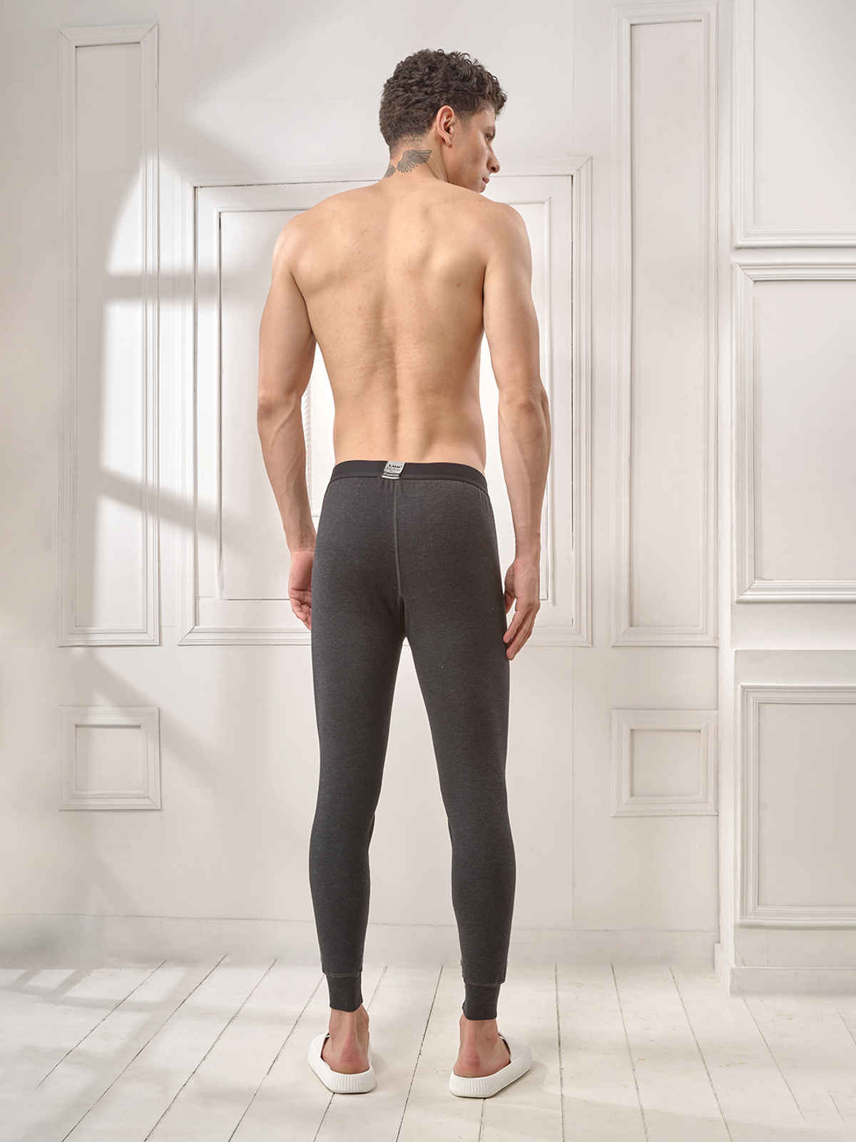 Lux Inferno Men's Premium Fleece Thermal Trouser | Black - 80