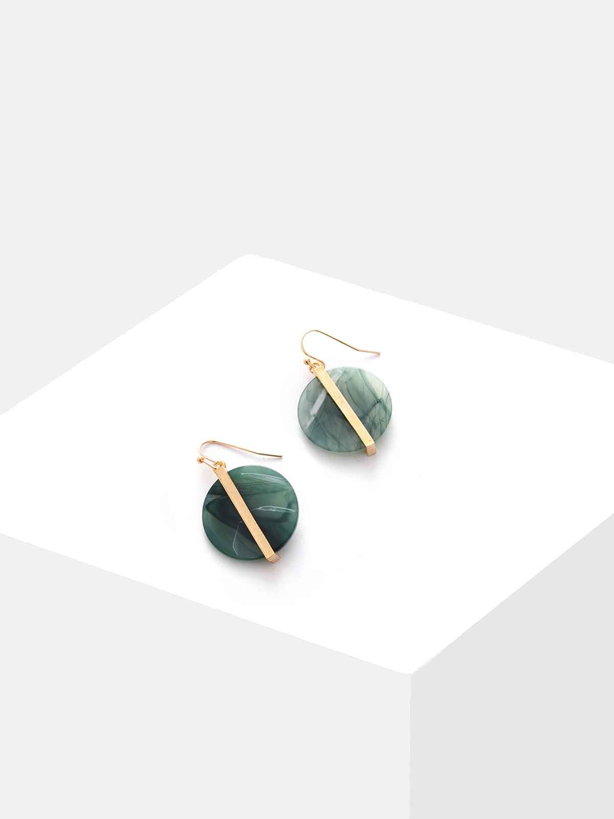 Sohi Gold Plated Designer Drop Earrings For Women's