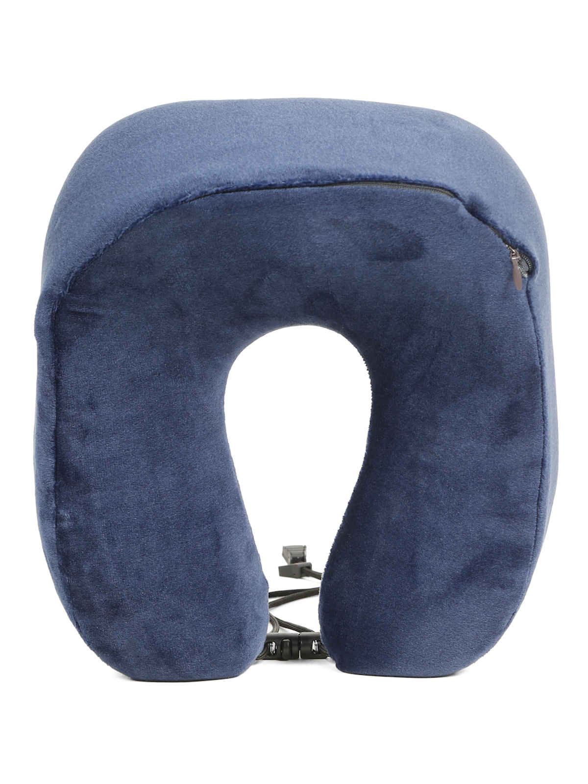 Teakwood Leathers Unisex Soft Foam U-Shaped Neck Pillow | Blue